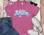 Shine Bubble Text T-Shirt