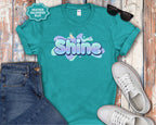 Shine Bubble Text T-Shirt