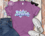 Shine Bubble Text T-Shirt
