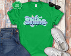 Shine Bubble Text T-Shirt