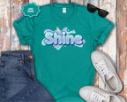 Shine Bubble Text T-Shirt
