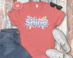 Shine Bubbly Pastel Lettering T-Shirt