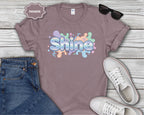 Shine Bubbly Pastel Lettering T-Shirt