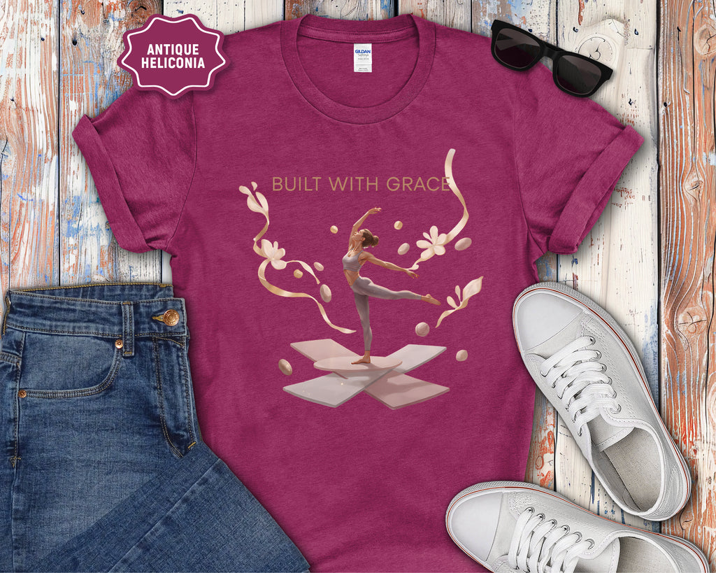 Built With Grace ballet dancer T-Shirt