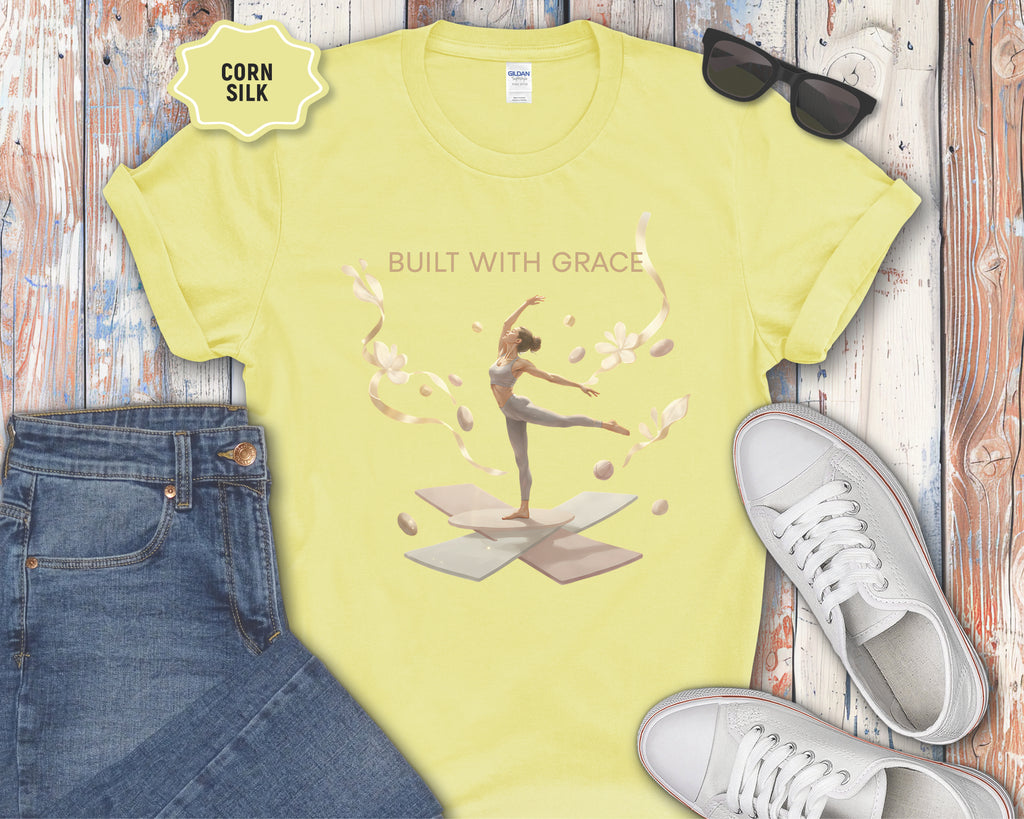 Built With Grace ballet dancer T-Shirt
