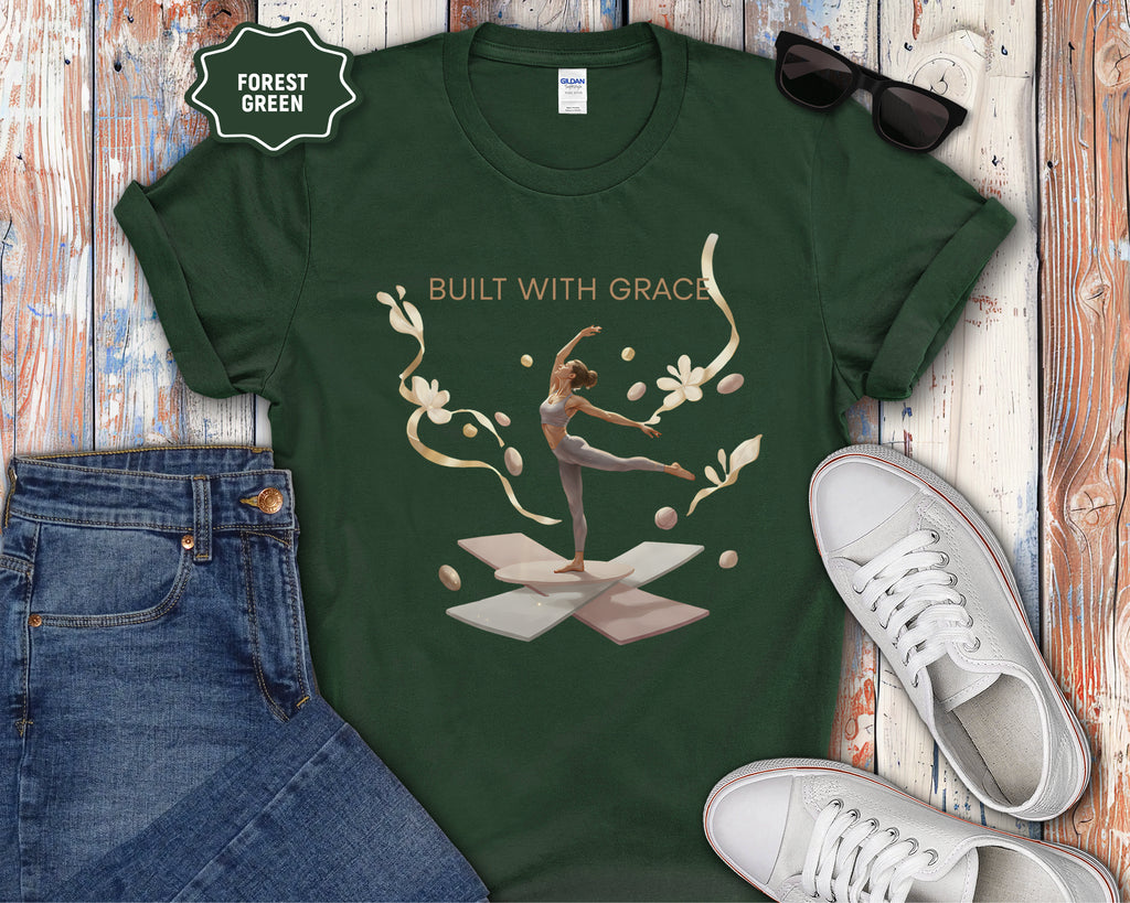 Built With Grace ballet dancer T-Shirt
