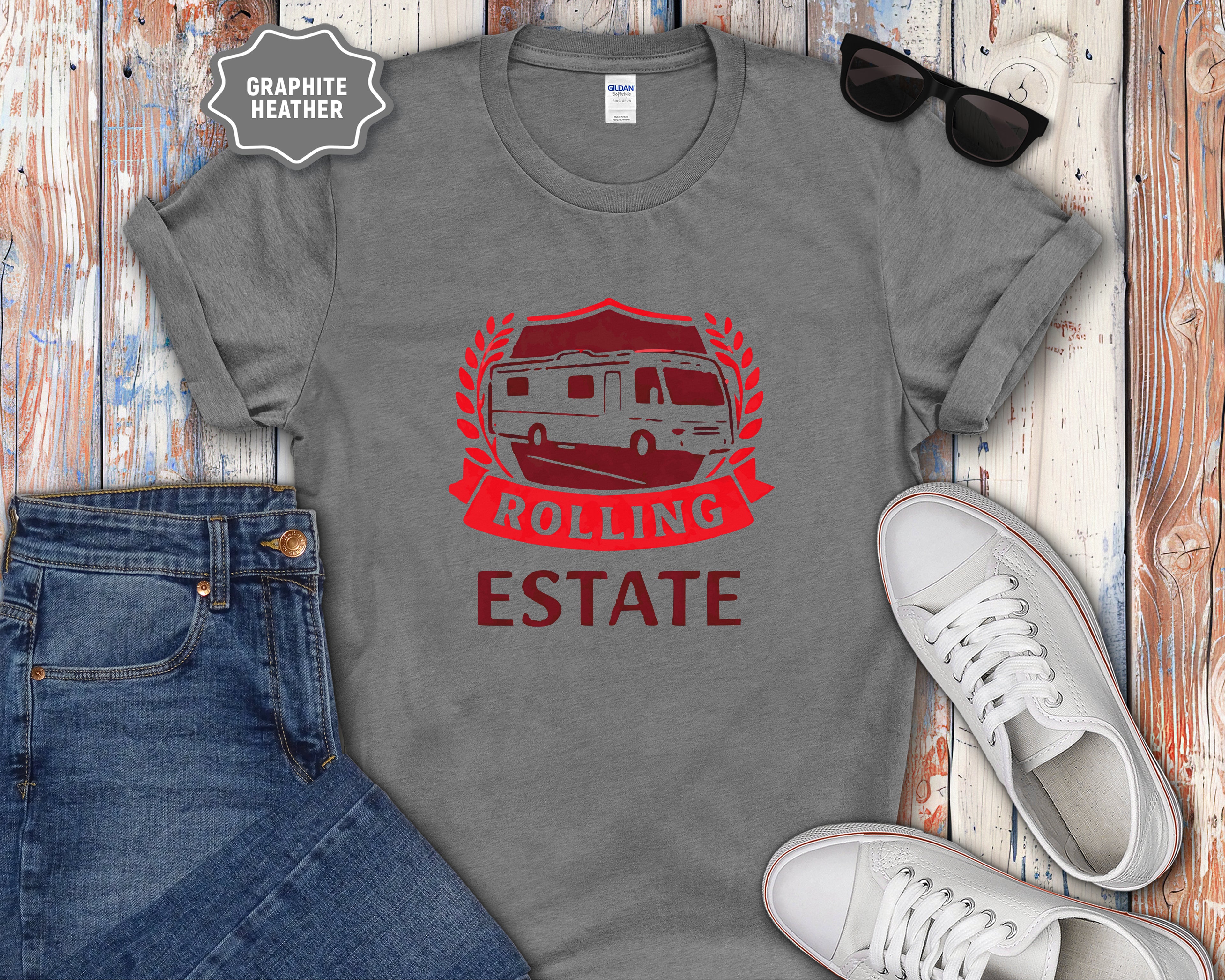 Rolling Estate RV Motorhome T-Shirt