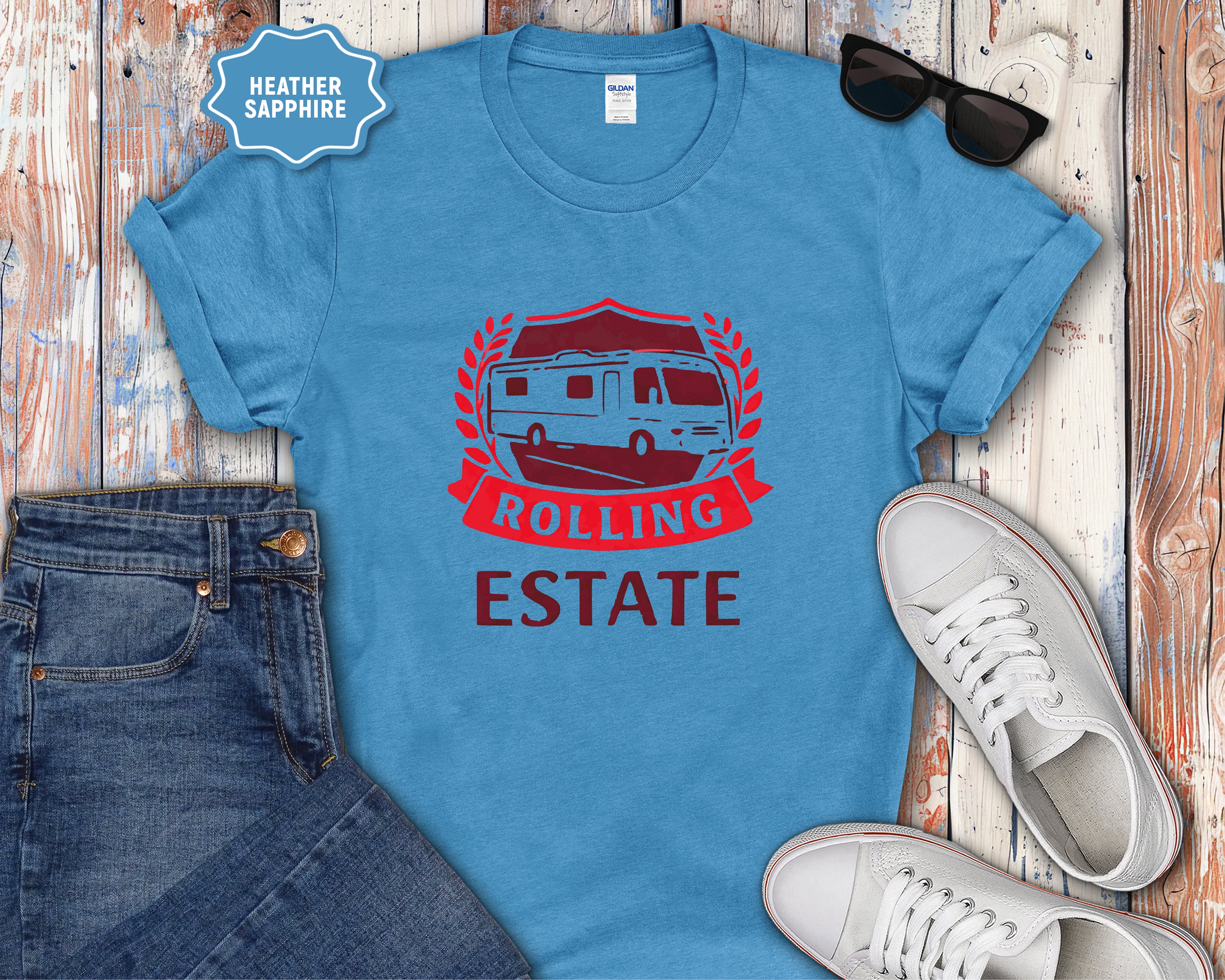 Rolling Estate RV Motorhome T-Shirt