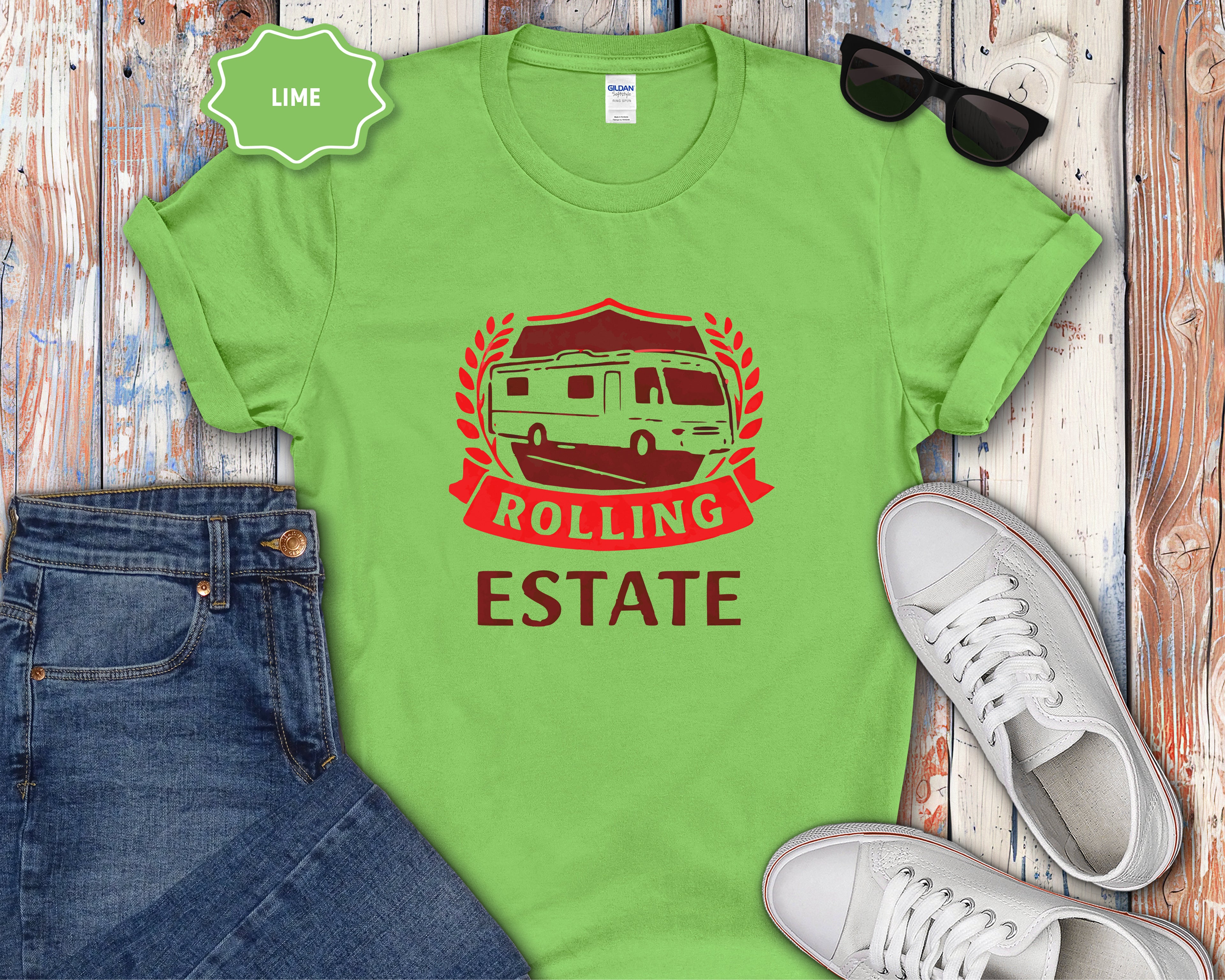 Rolling Estate RV Motorhome T-Shirt