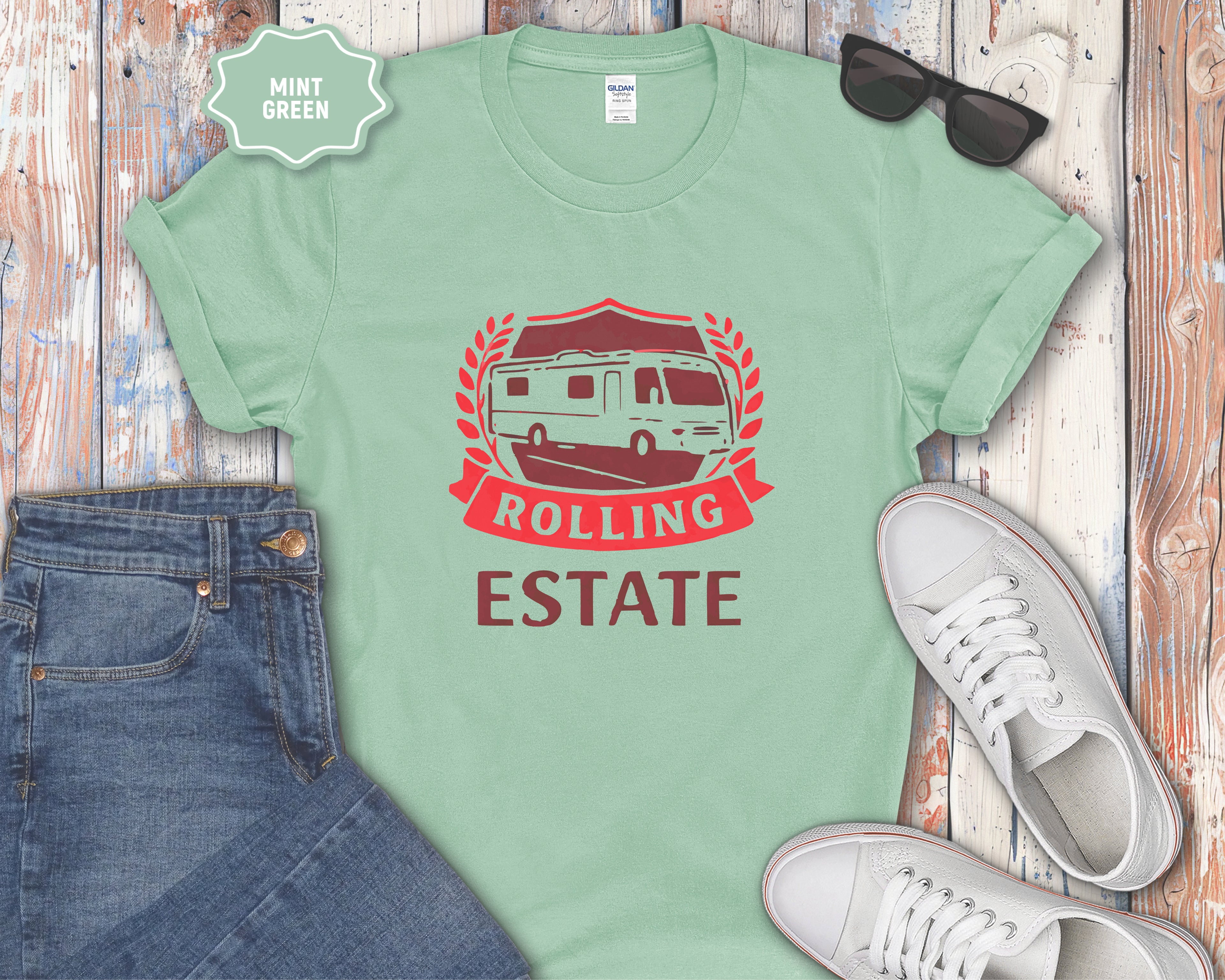 Rolling Estate RV Motorhome T-Shirt
