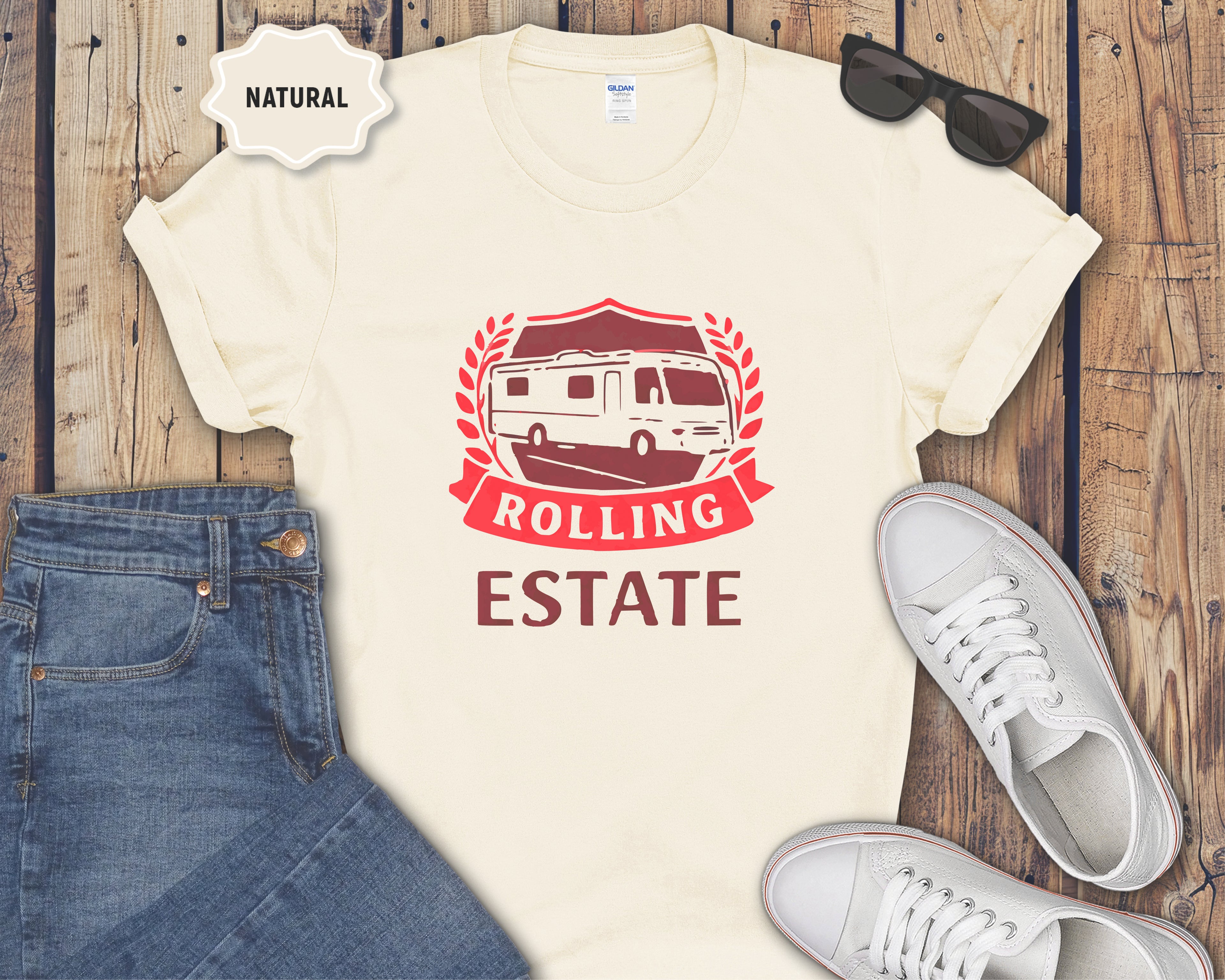 Rolling Estate RV Motorhome T-Shirt