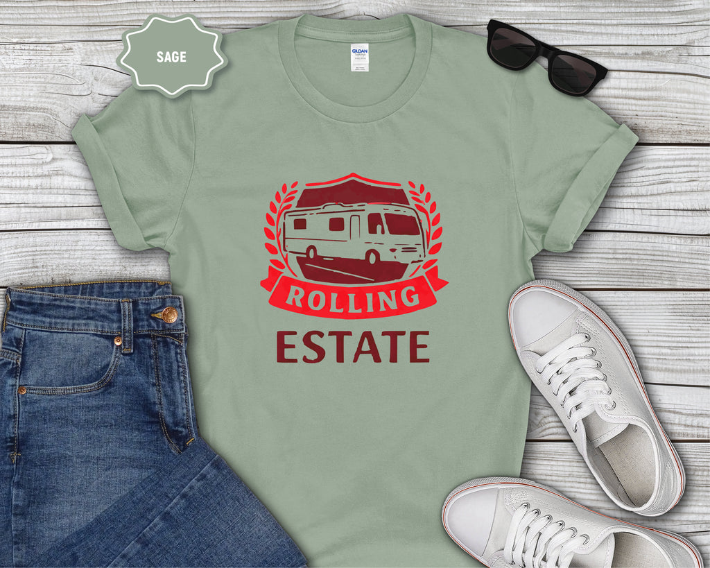 Rolling Estate RV Motorhome T-Shirt