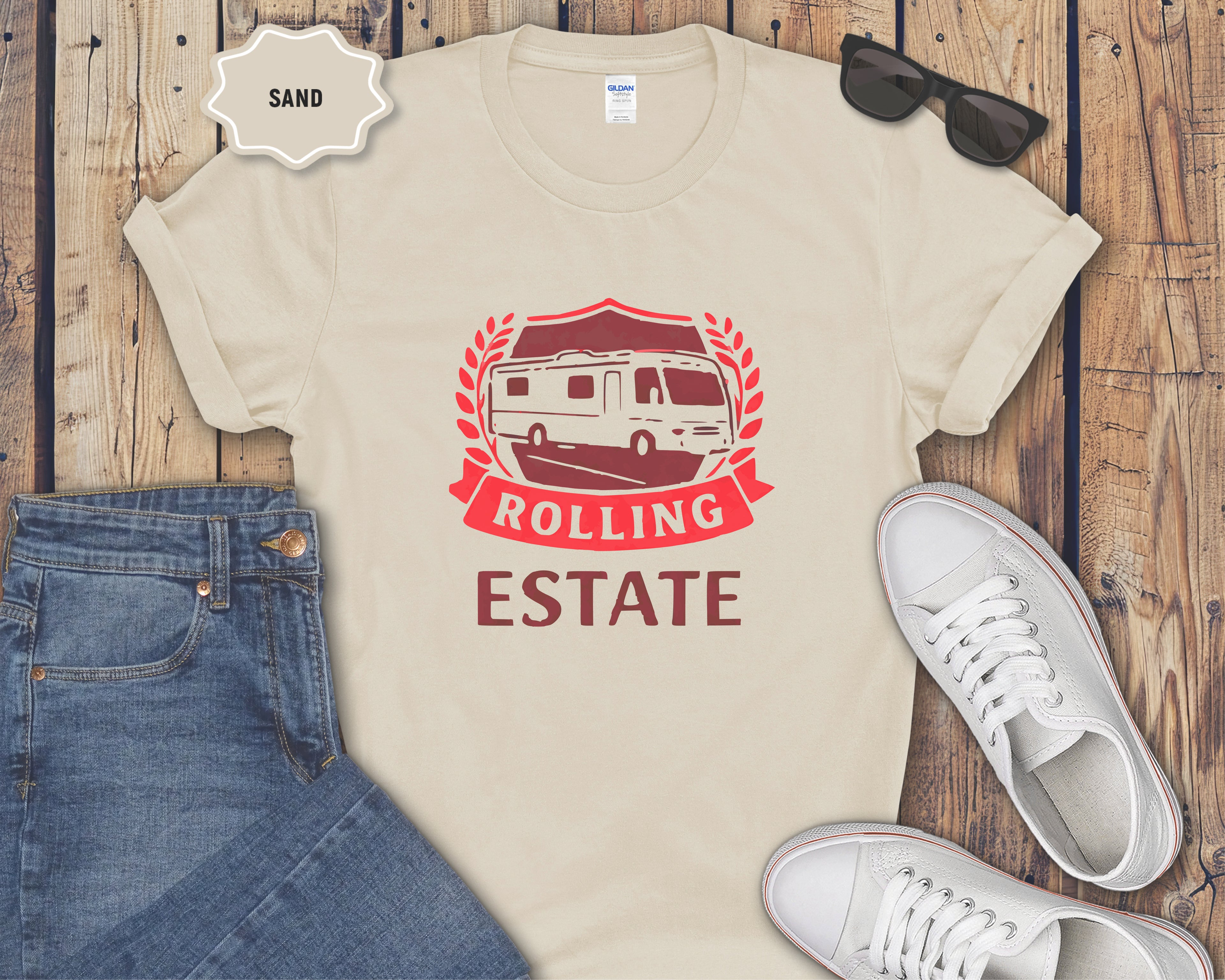 Rolling Estate RV Motorhome T-Shirt