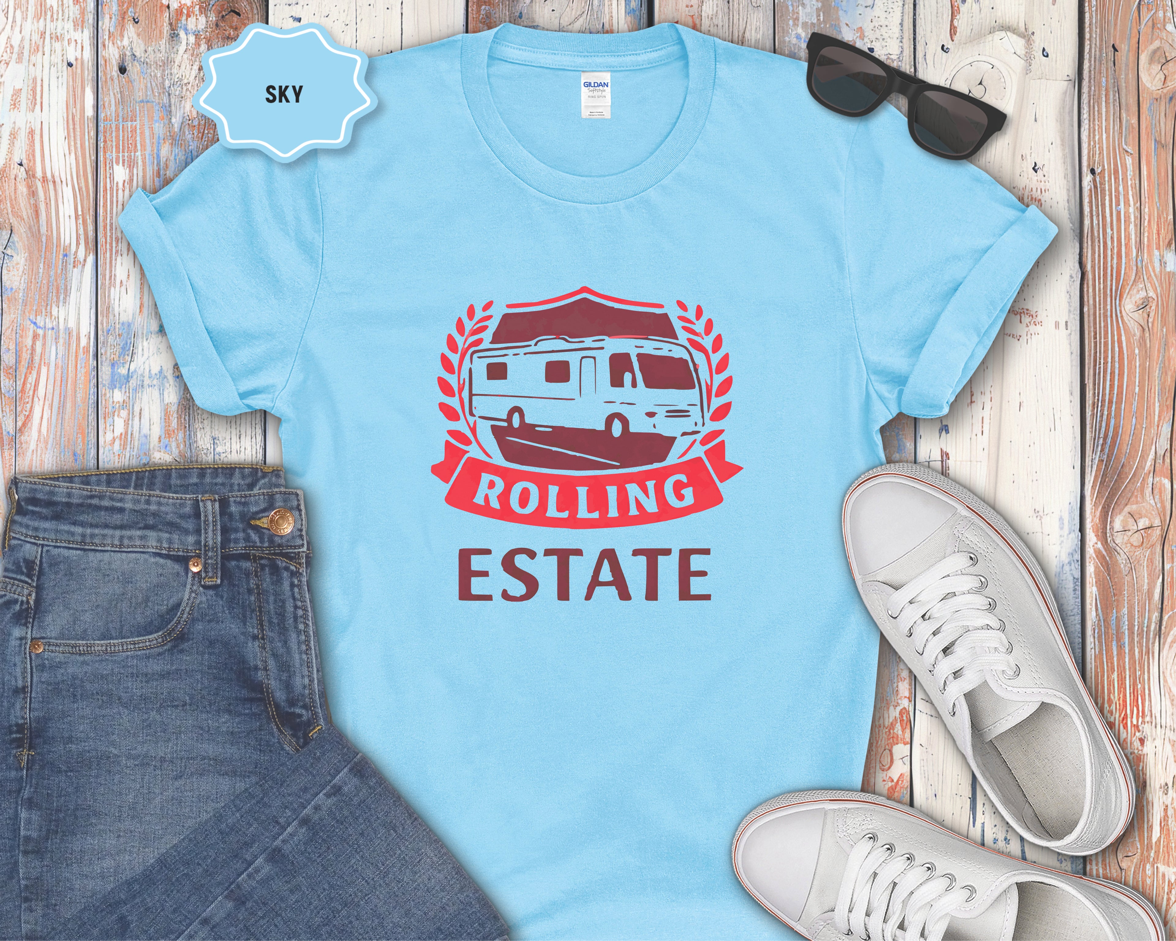 Rolling Estate RV Motorhome T-Shirt