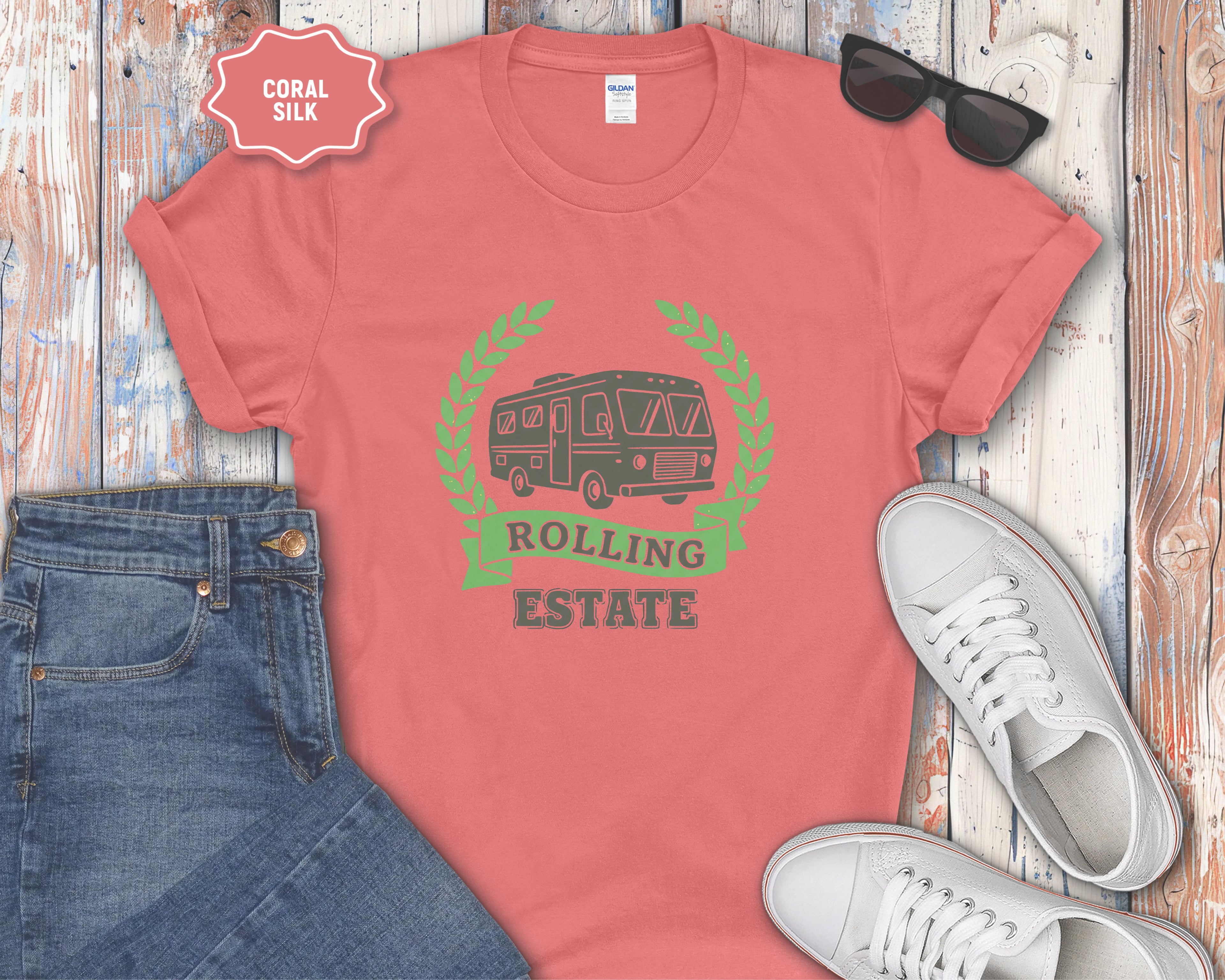Rolling Estate RV Motorhome T-Shirt