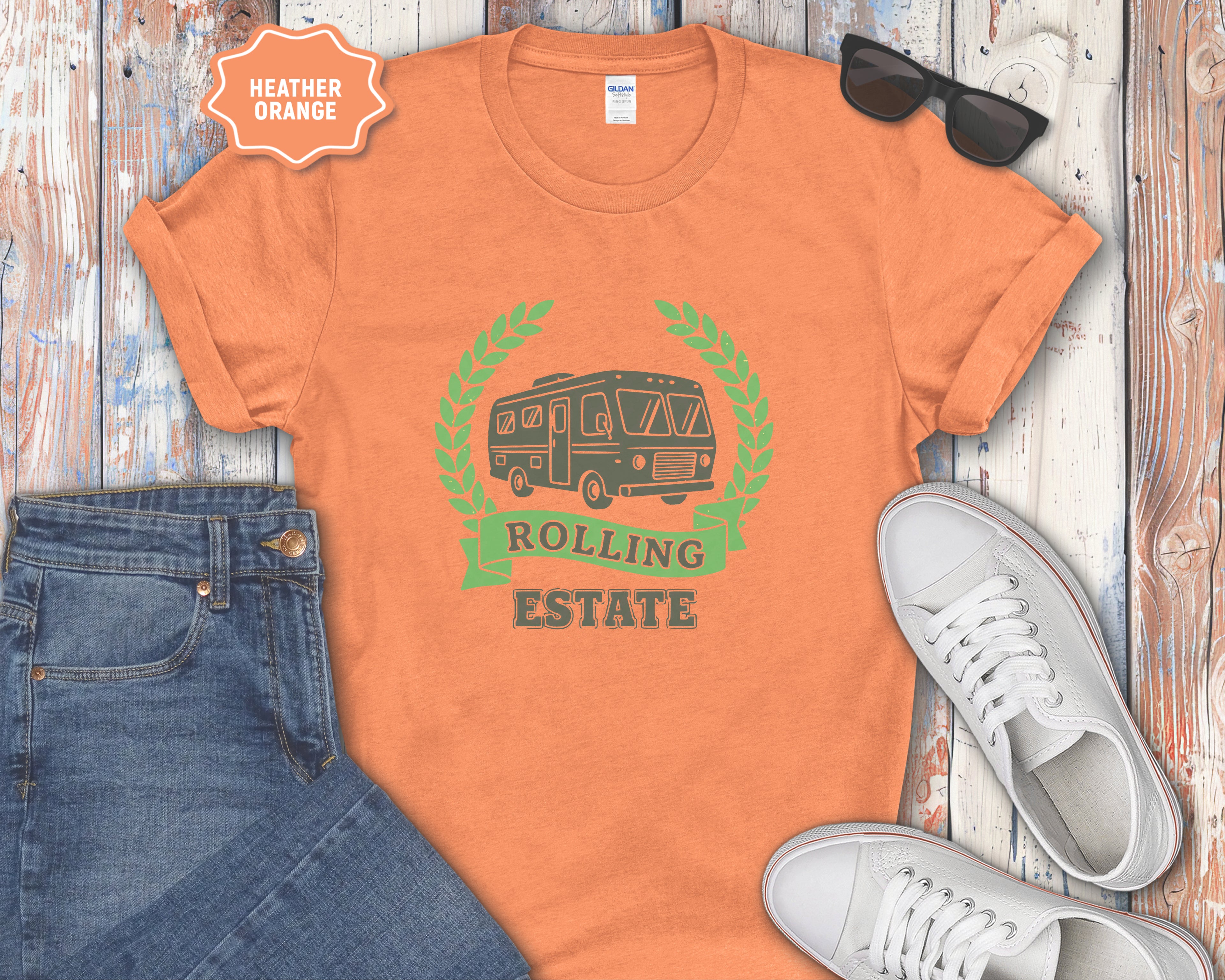 Rolling Estate RV Motorhome T-Shirt