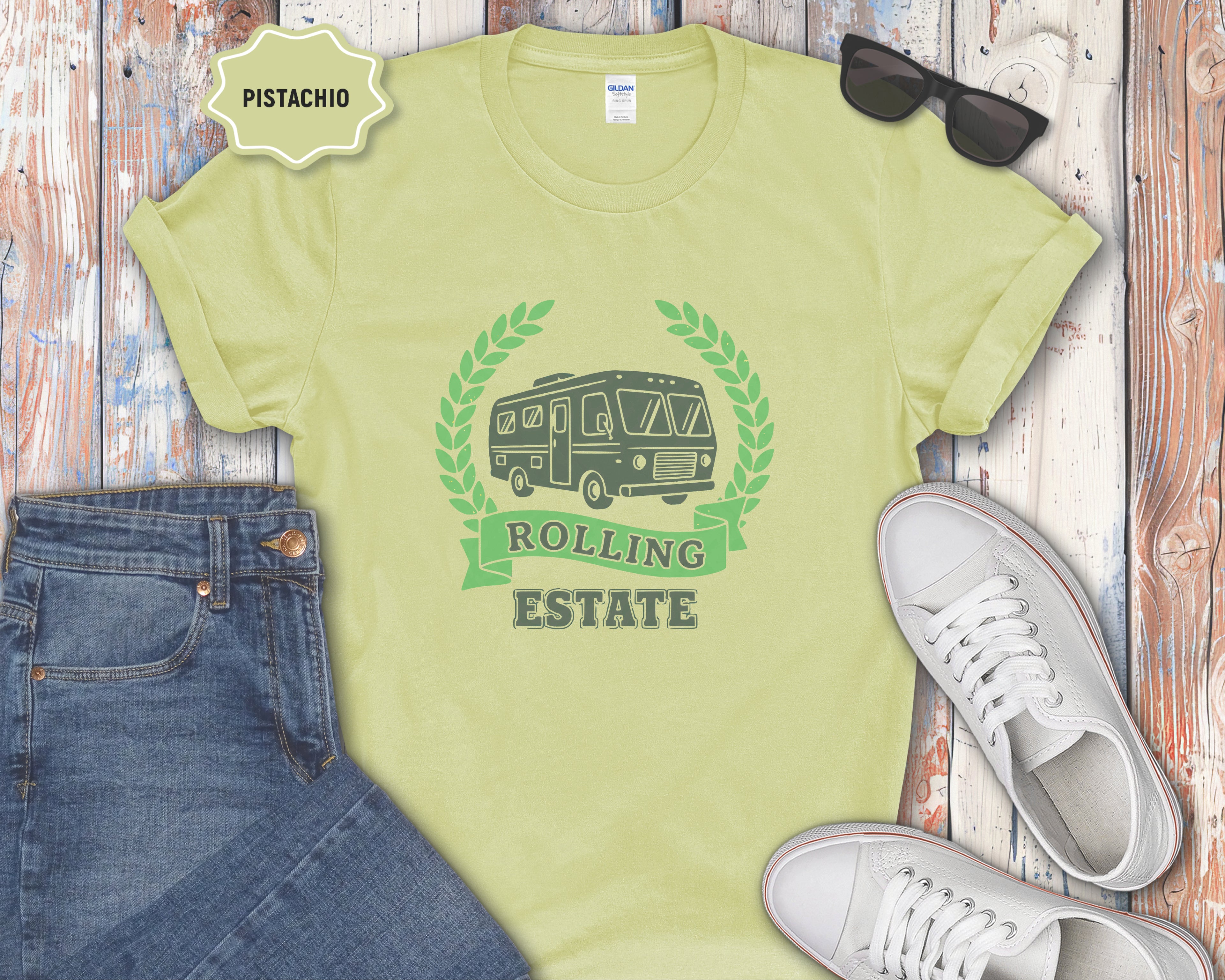 Rolling Estate RV Motorhome T-Shirt