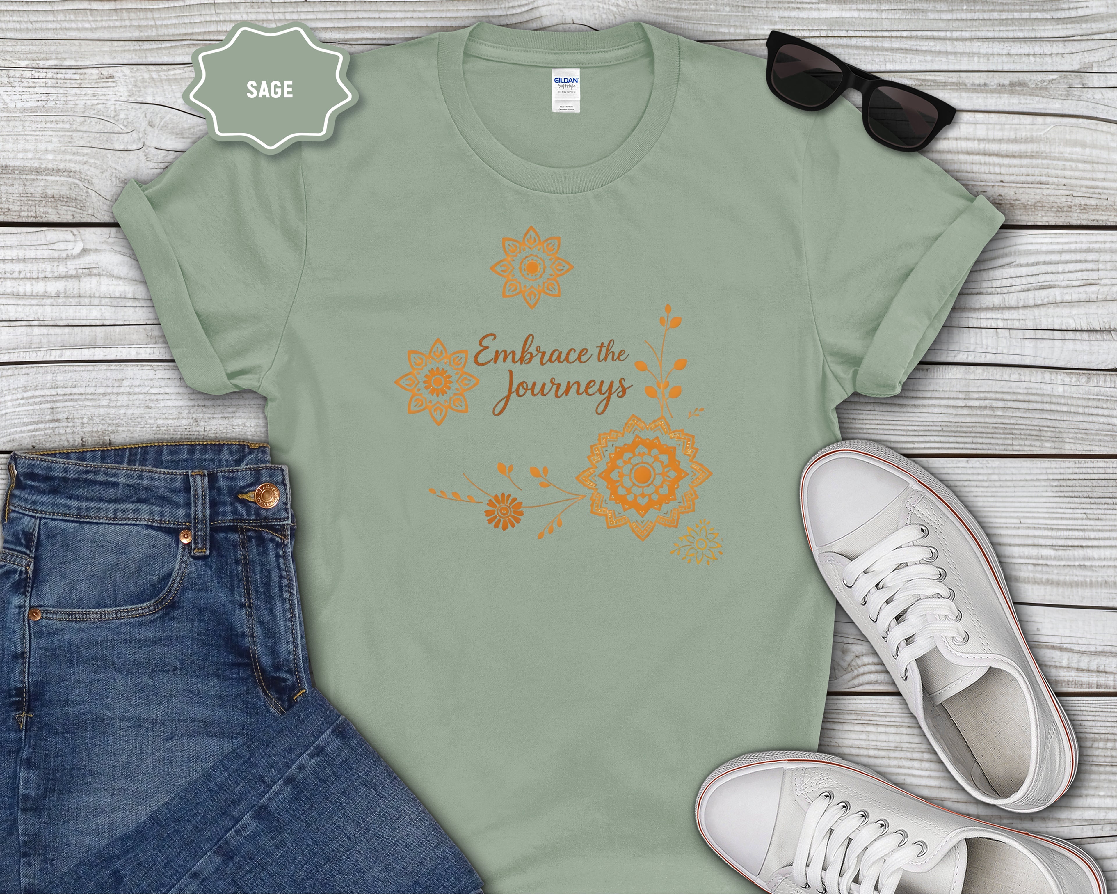 Embrace the Journey Floral Shirt
