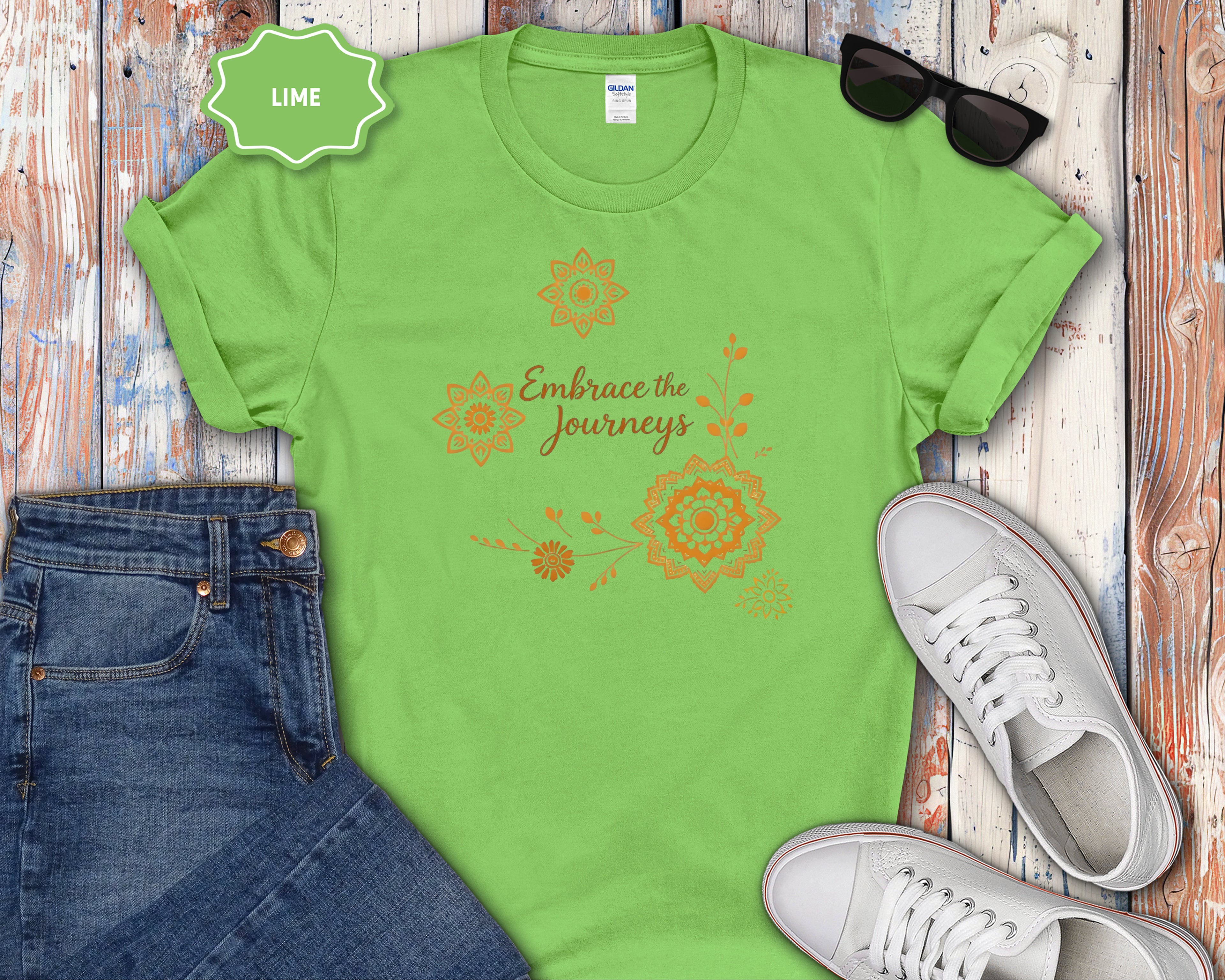 Embrace the Journey Floral Shirt