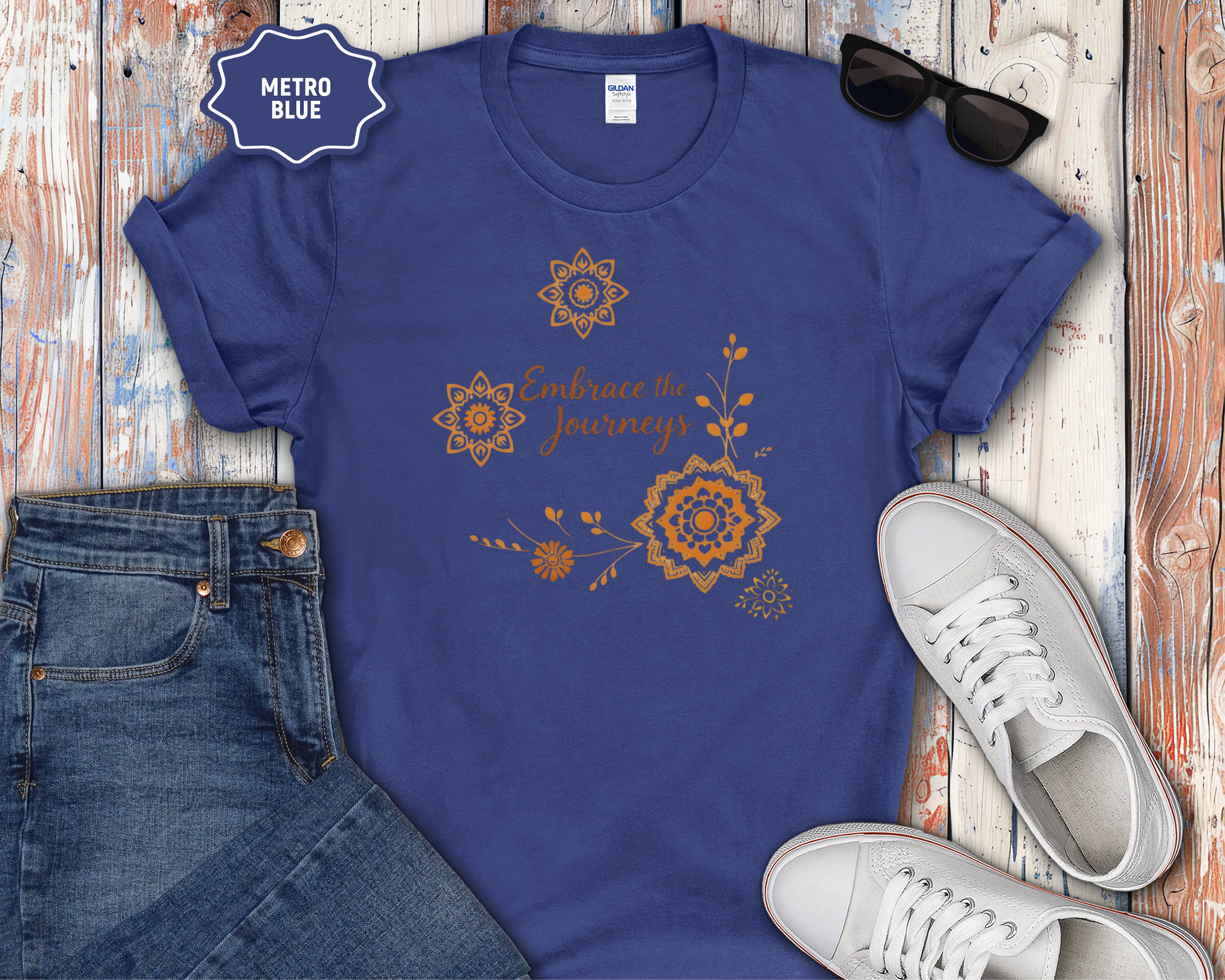 Embrace the Journey Floral Shirt