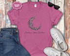 Embrace Your Shadows moon floral crescent T-Shirt
