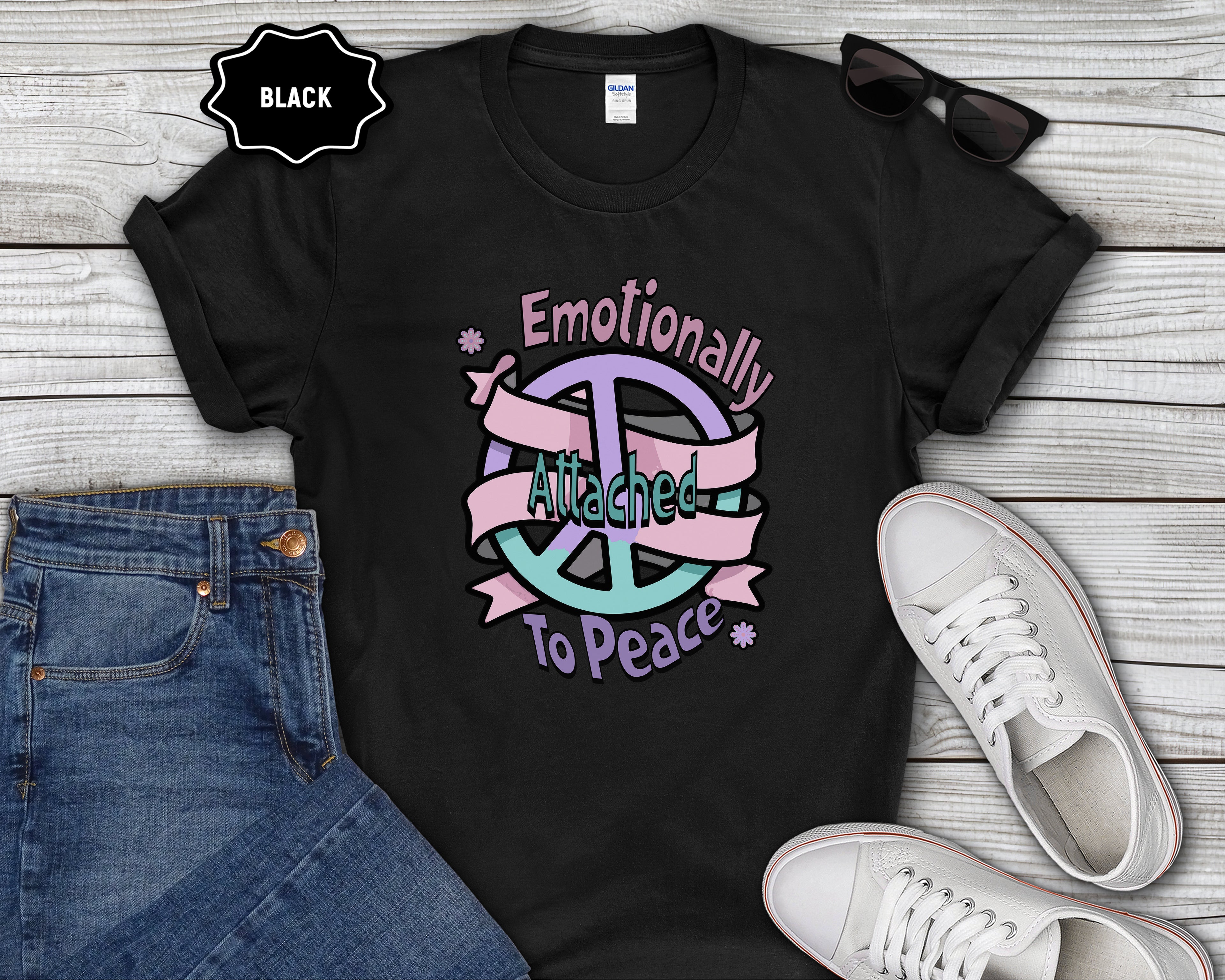 Emotionally Attached to Peace T-Shirt
