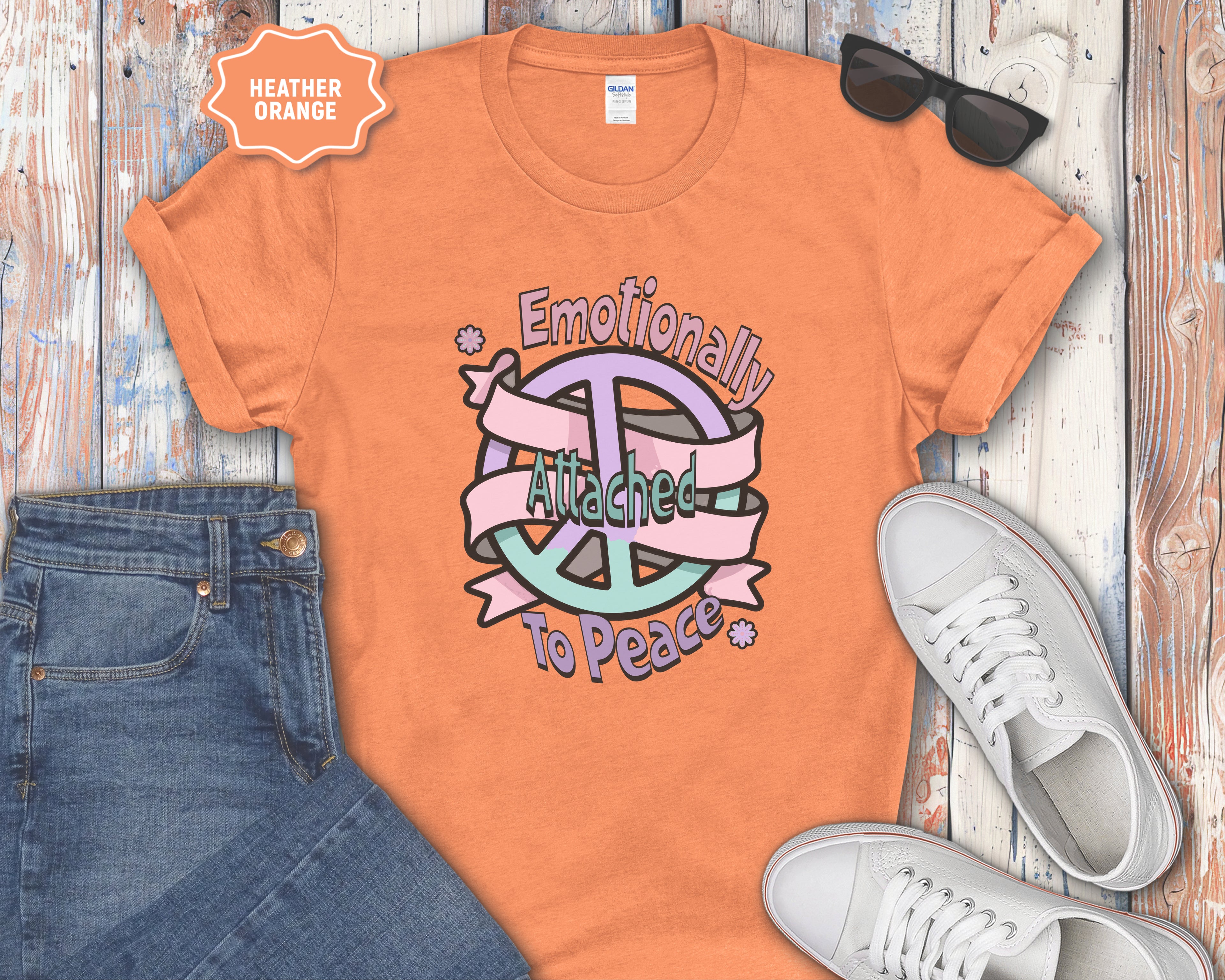 Emotionally Attached to Peace T-Shirt