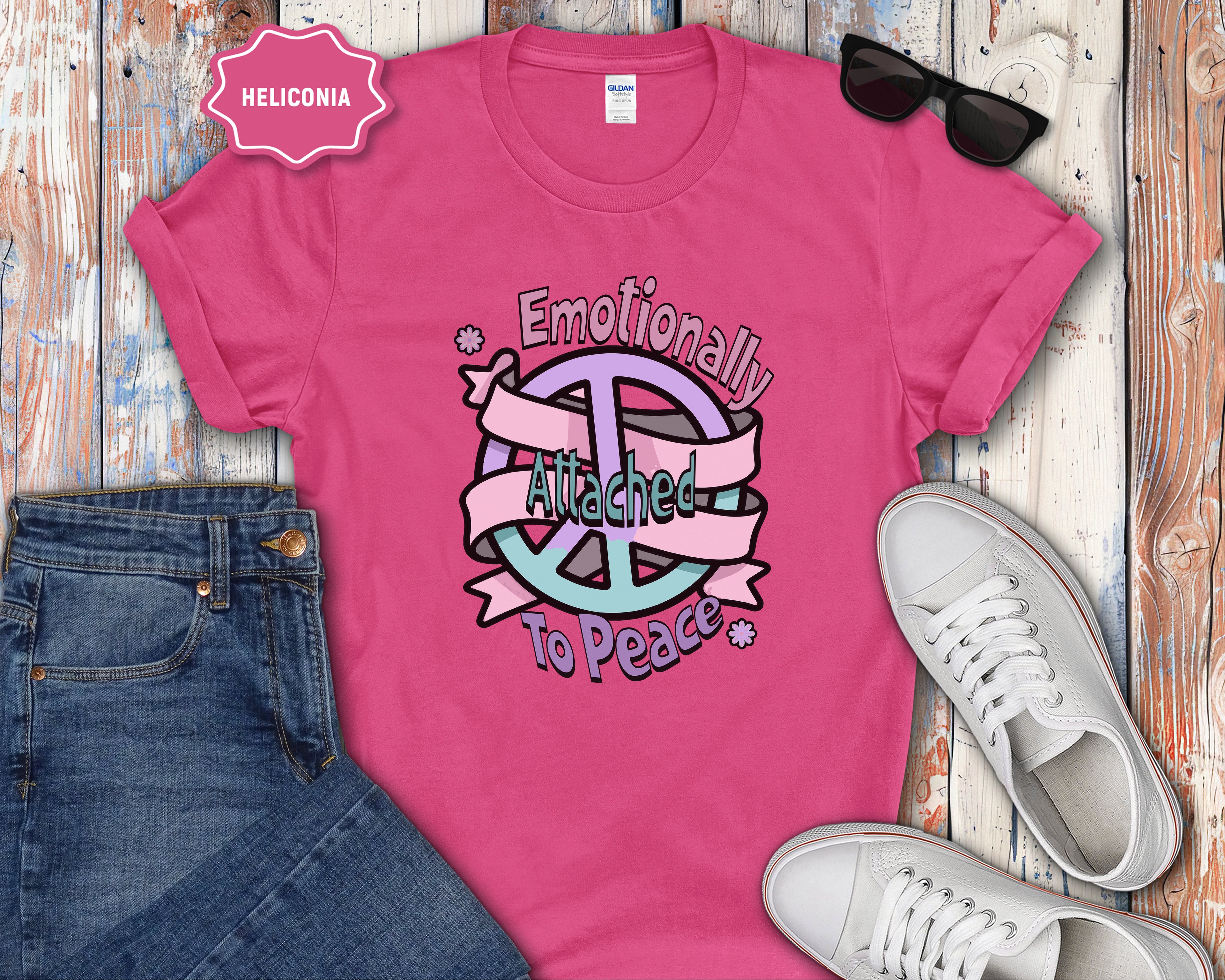 Emotionally Attached to Peace T-Shirt
