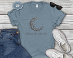 Embrace Your Shadows moon floral crescent T-Shirt