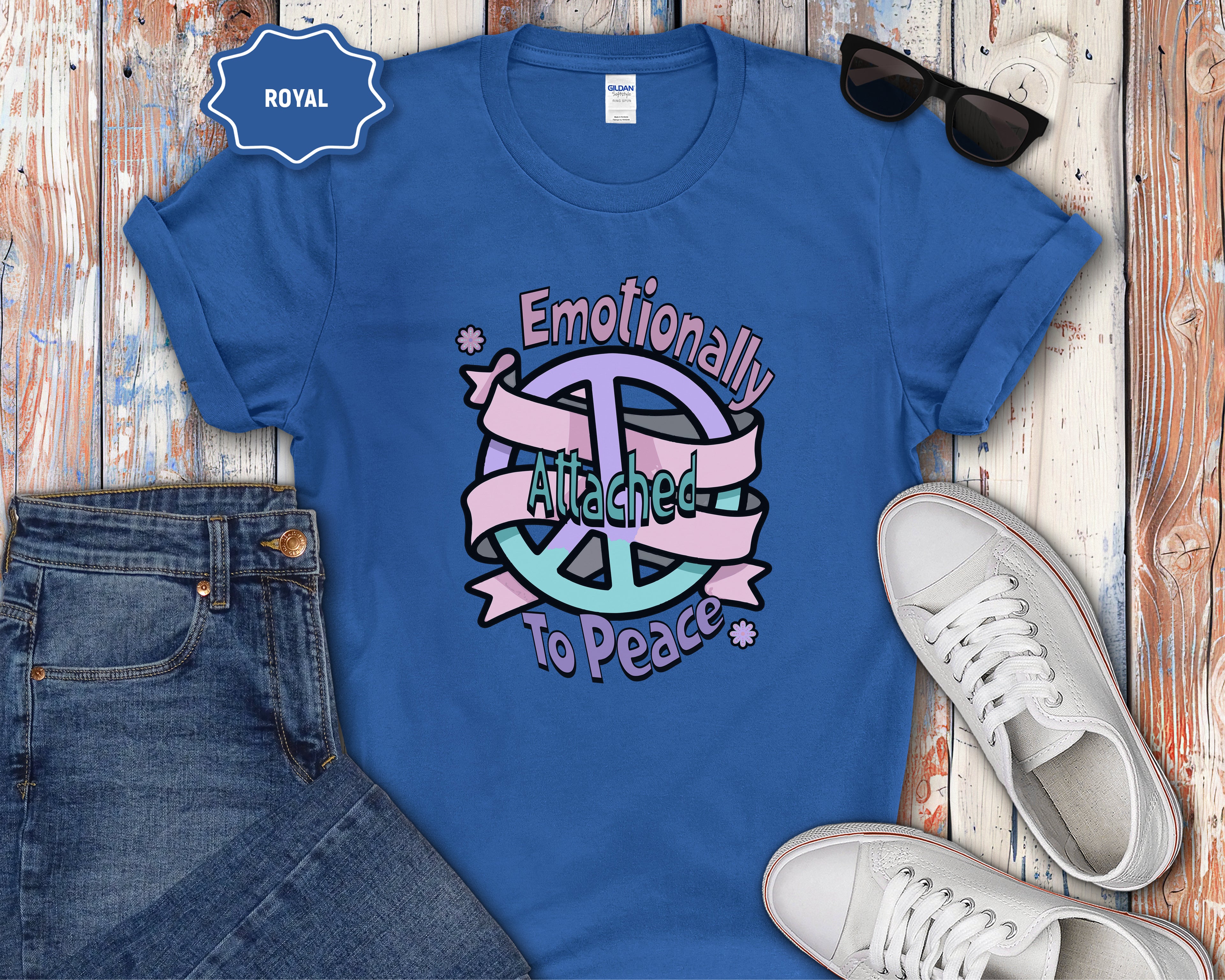 Emotionally Attached to Peace T-Shirt