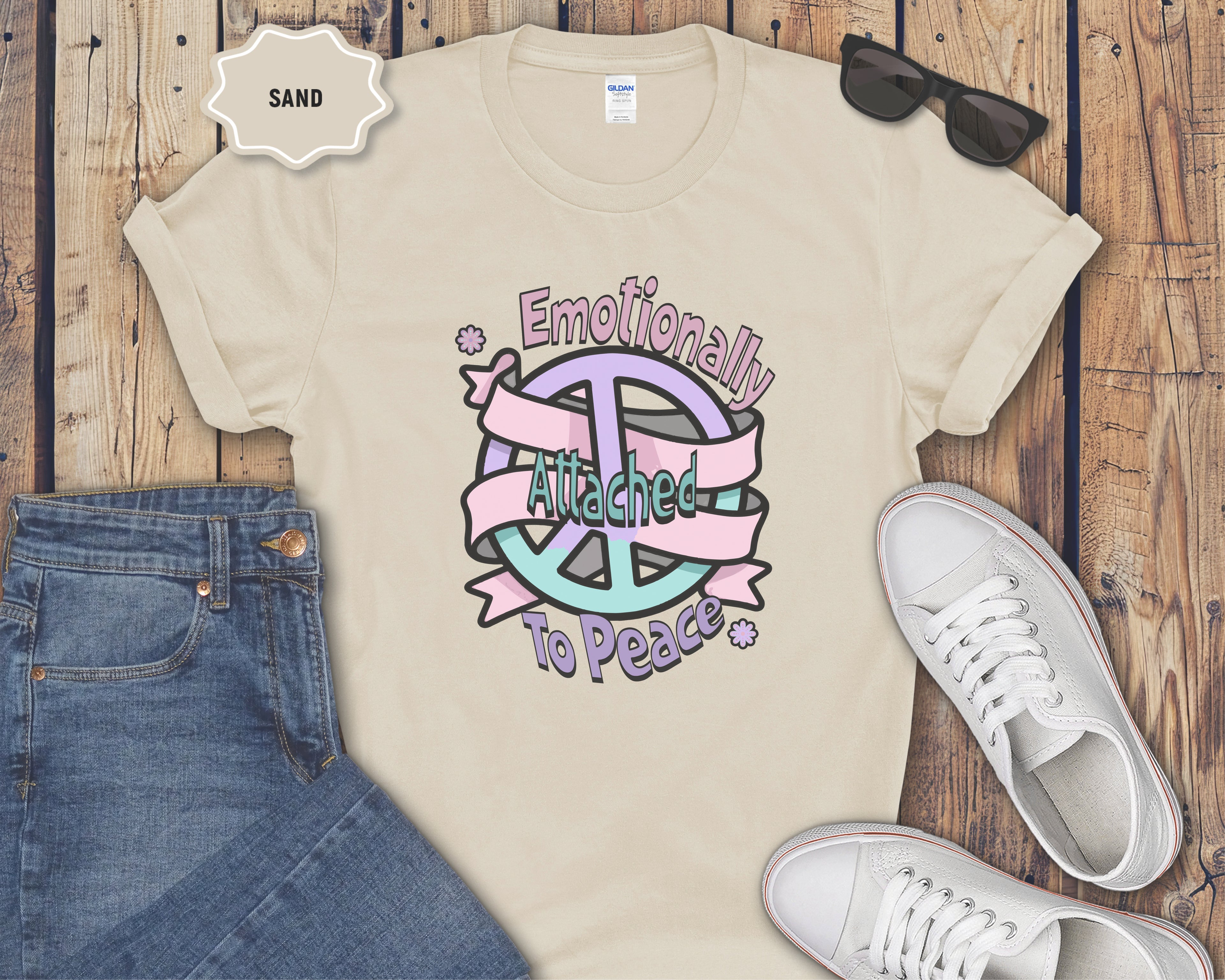 Emotionally Attached to Peace T-Shirt