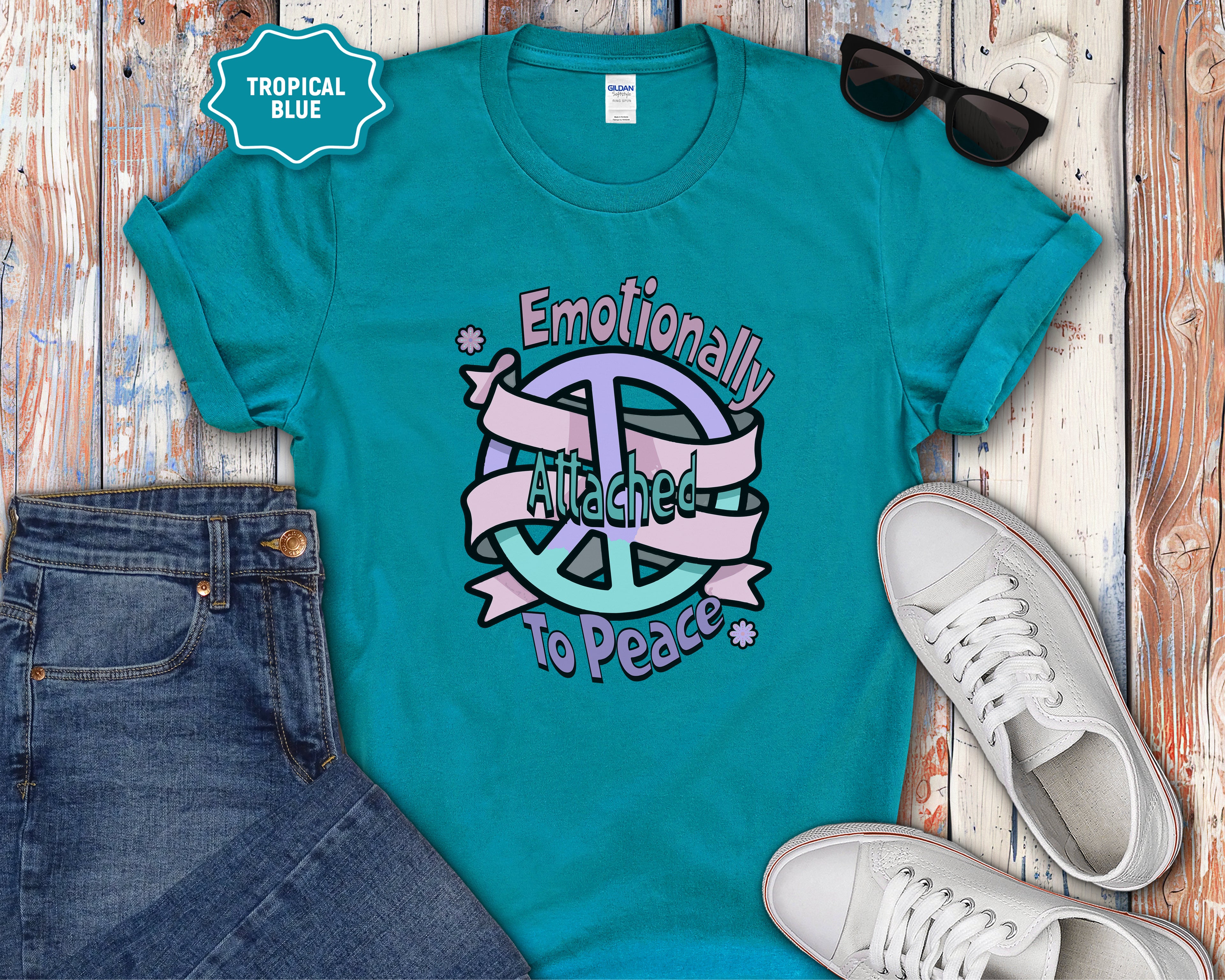 Emotionally Attached to Peace T-Shirt