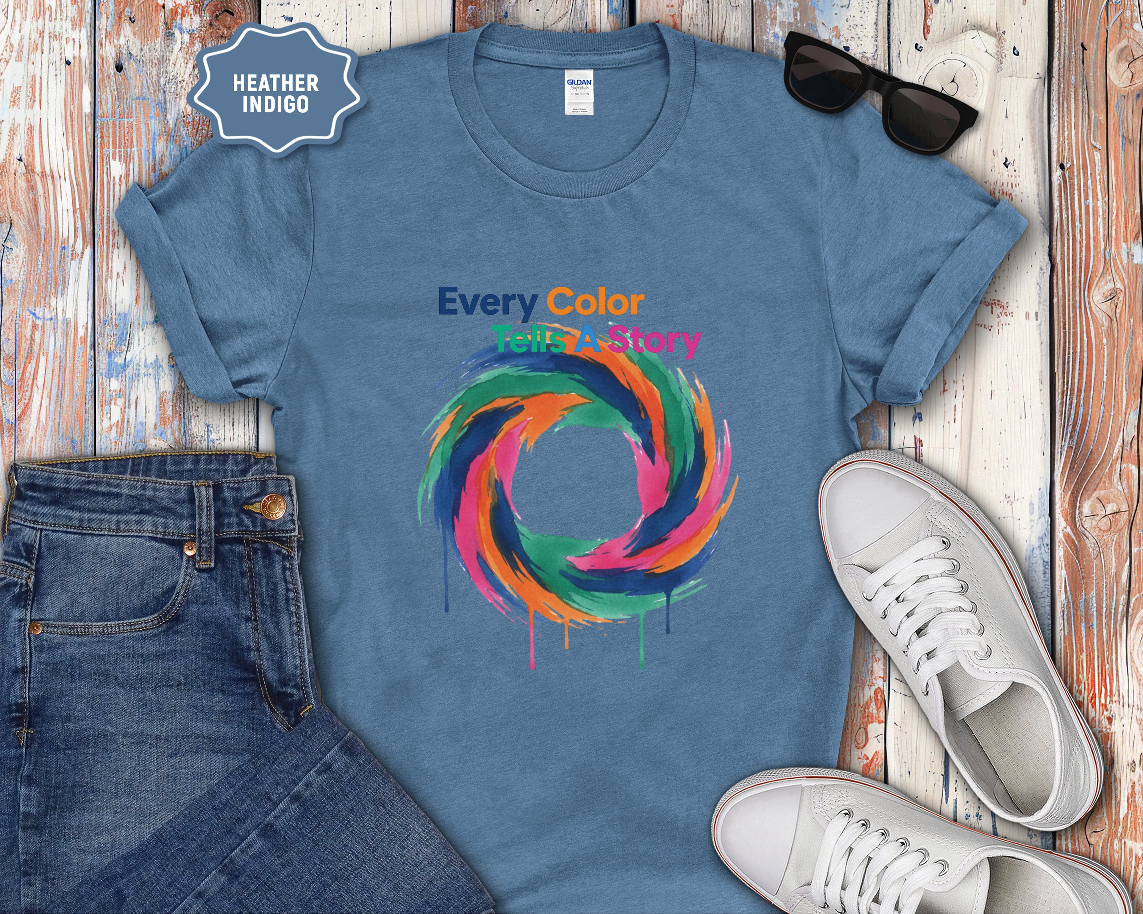 Every Color Tells A Story T-Shirt