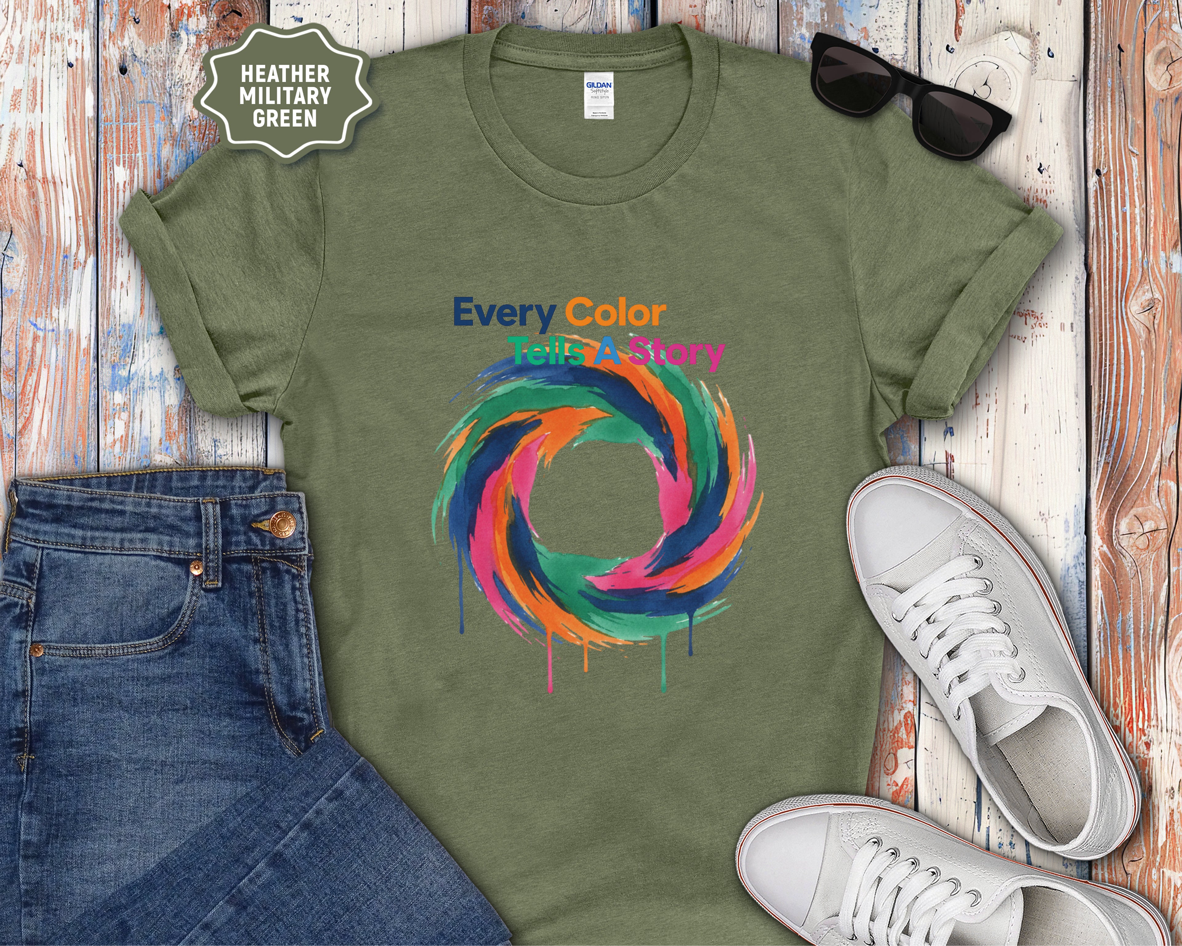 Every Color Tells A Story T-Shirt