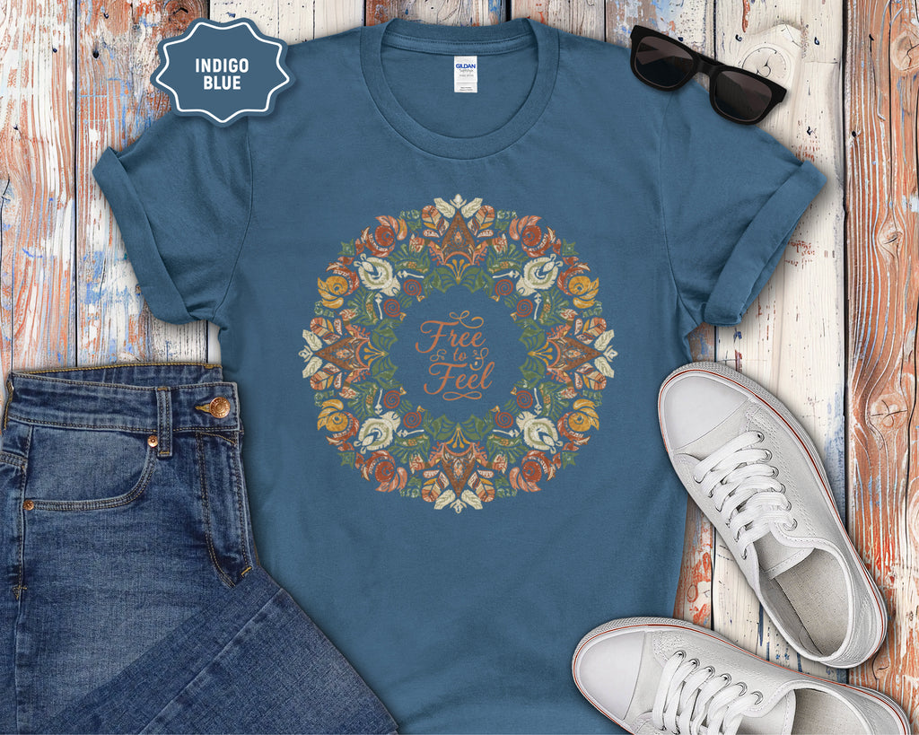 Free to Feel mandala T-Shirt