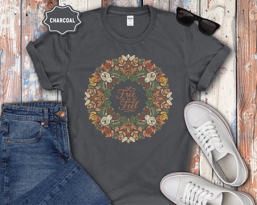 Free to Feel mandala T-Shirt