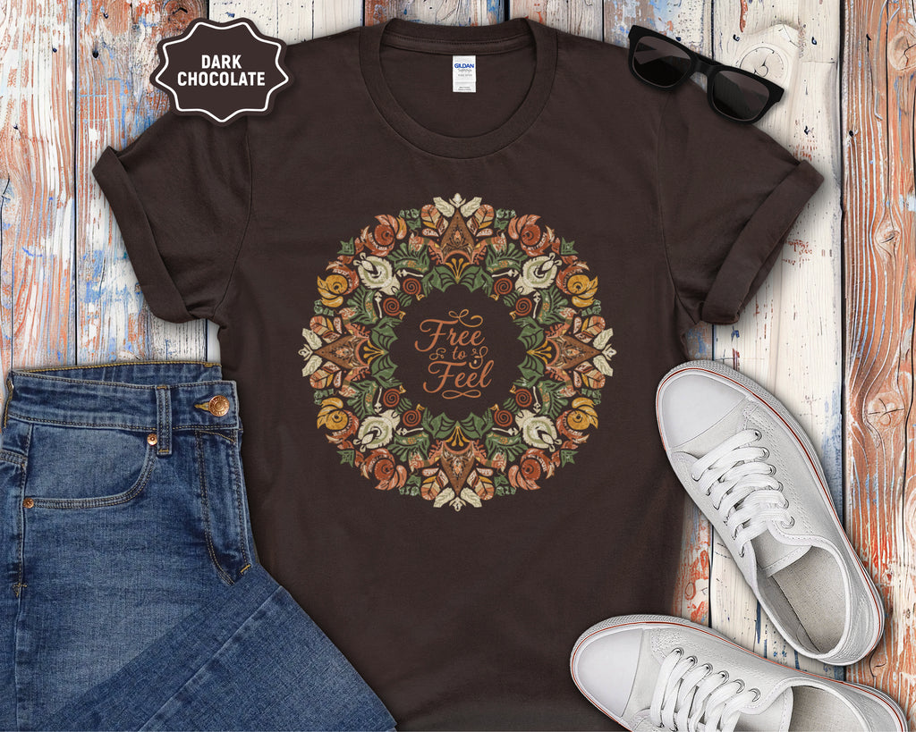 Free to Feel mandala T-Shirt