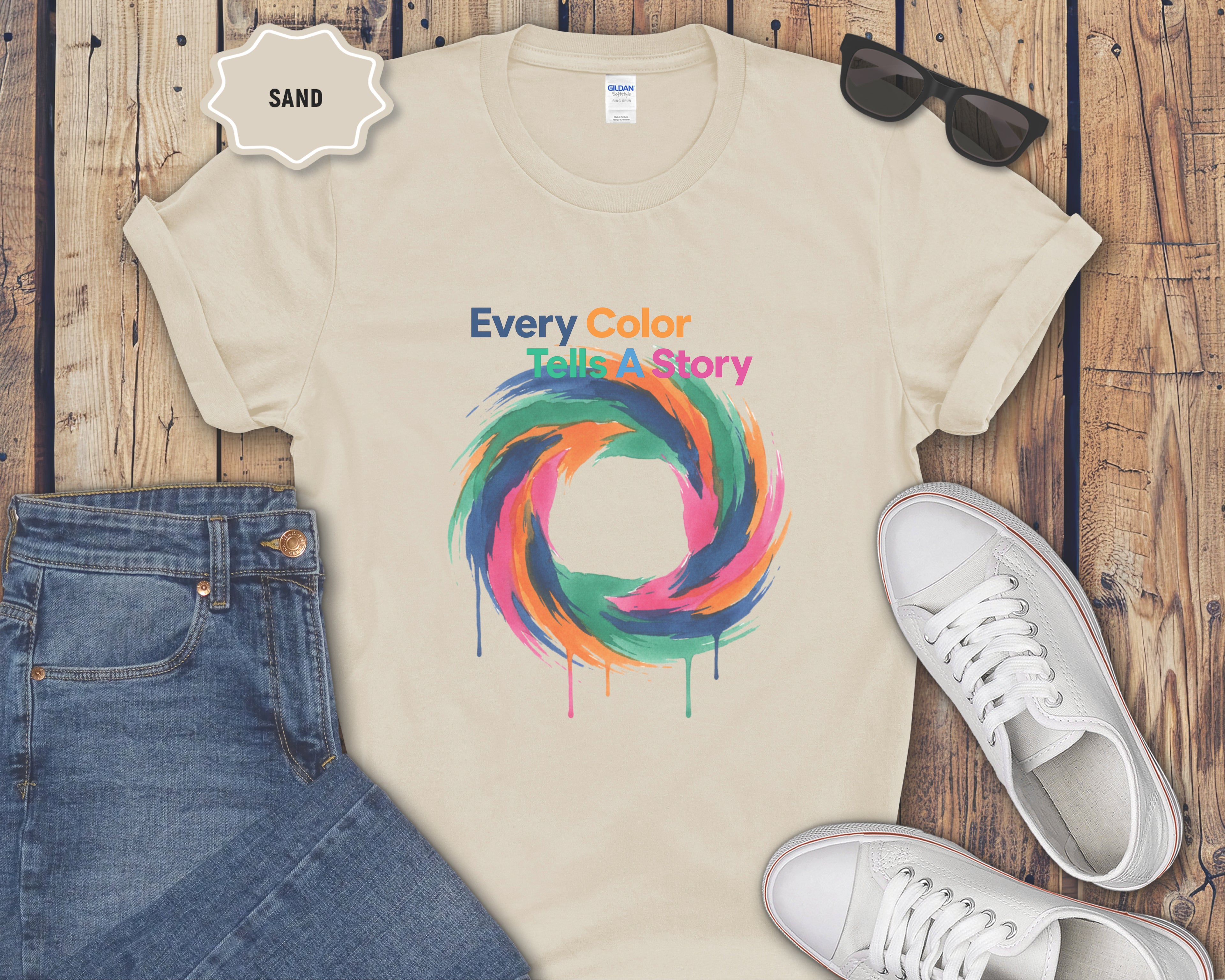 Every Color Tells A Story T-Shirt