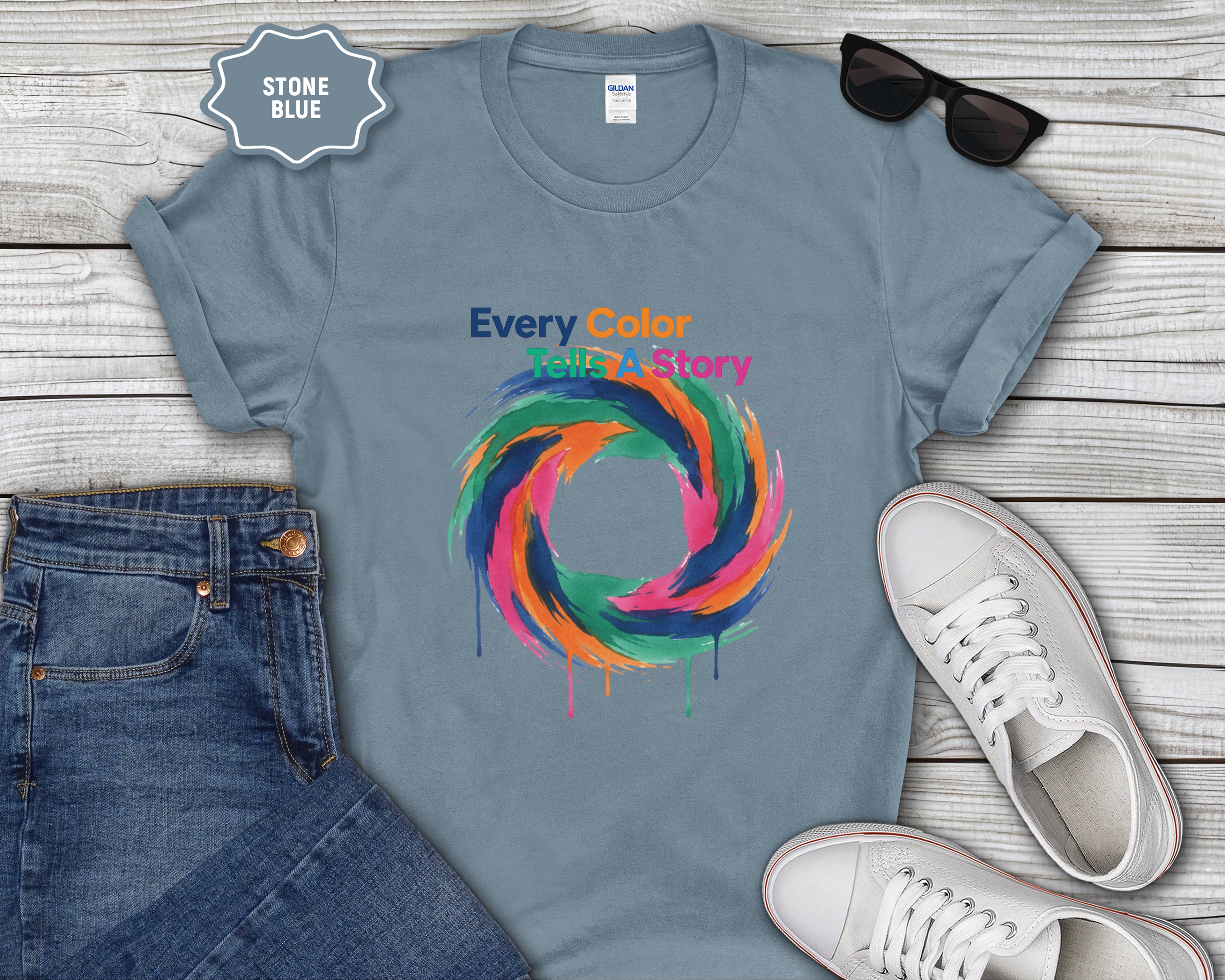 Every Color Tells A Story T-Shirt