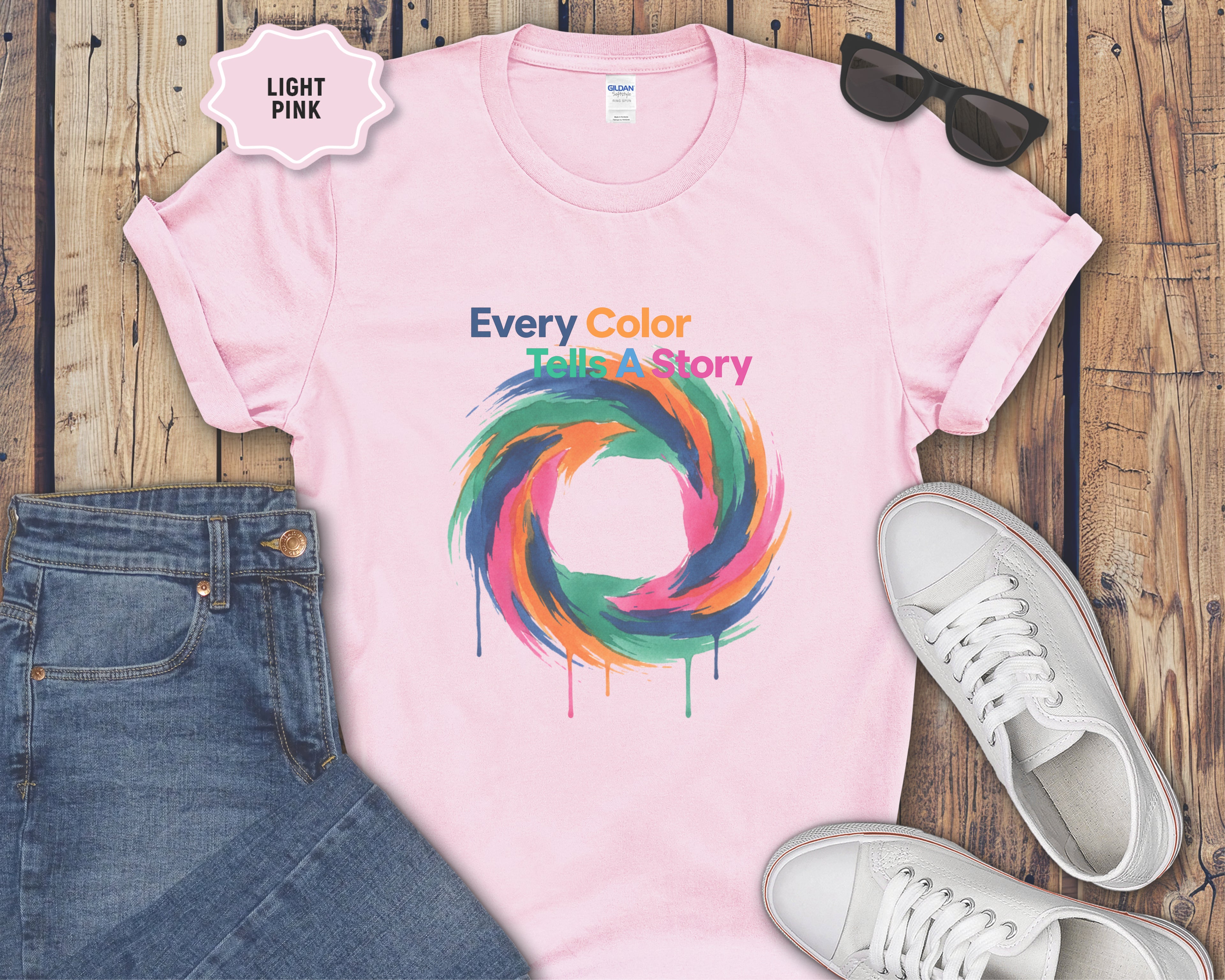 Every Color Tells A Story T-Shirt