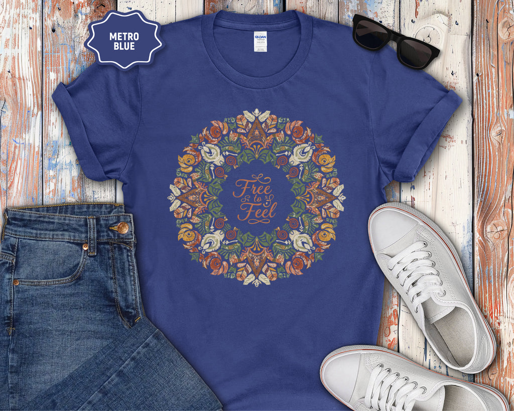 Free to Feel mandala T-Shirt