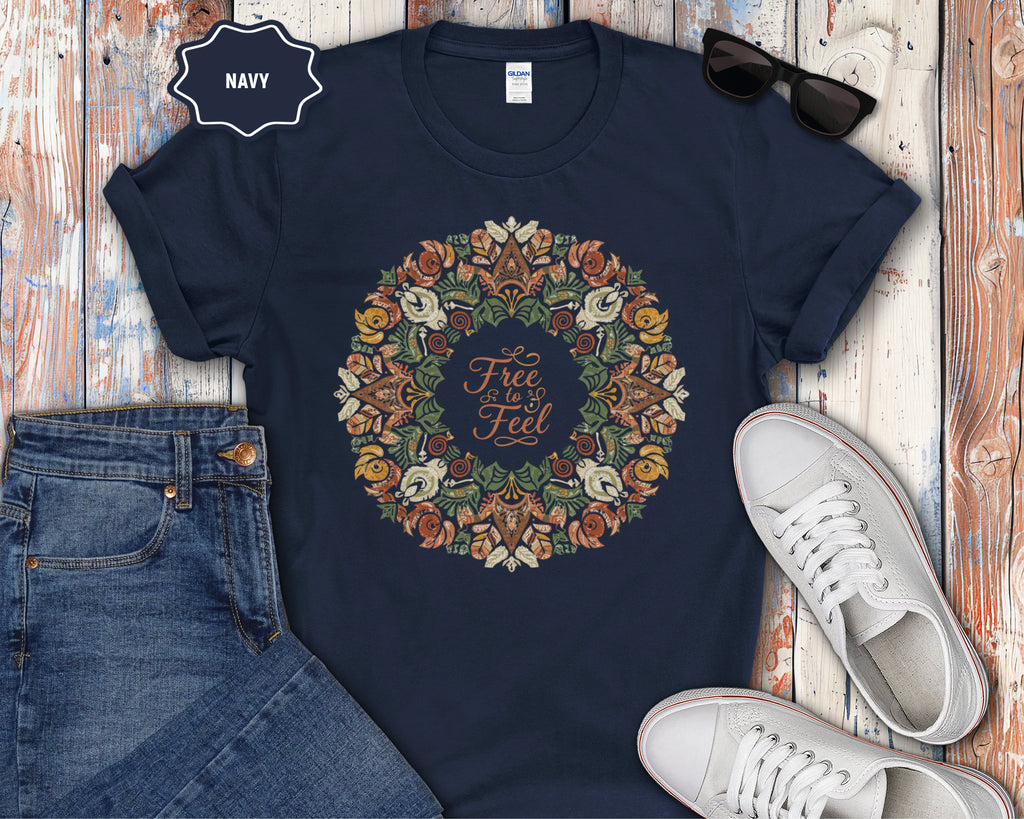 Free to Feel mandala T-Shirt