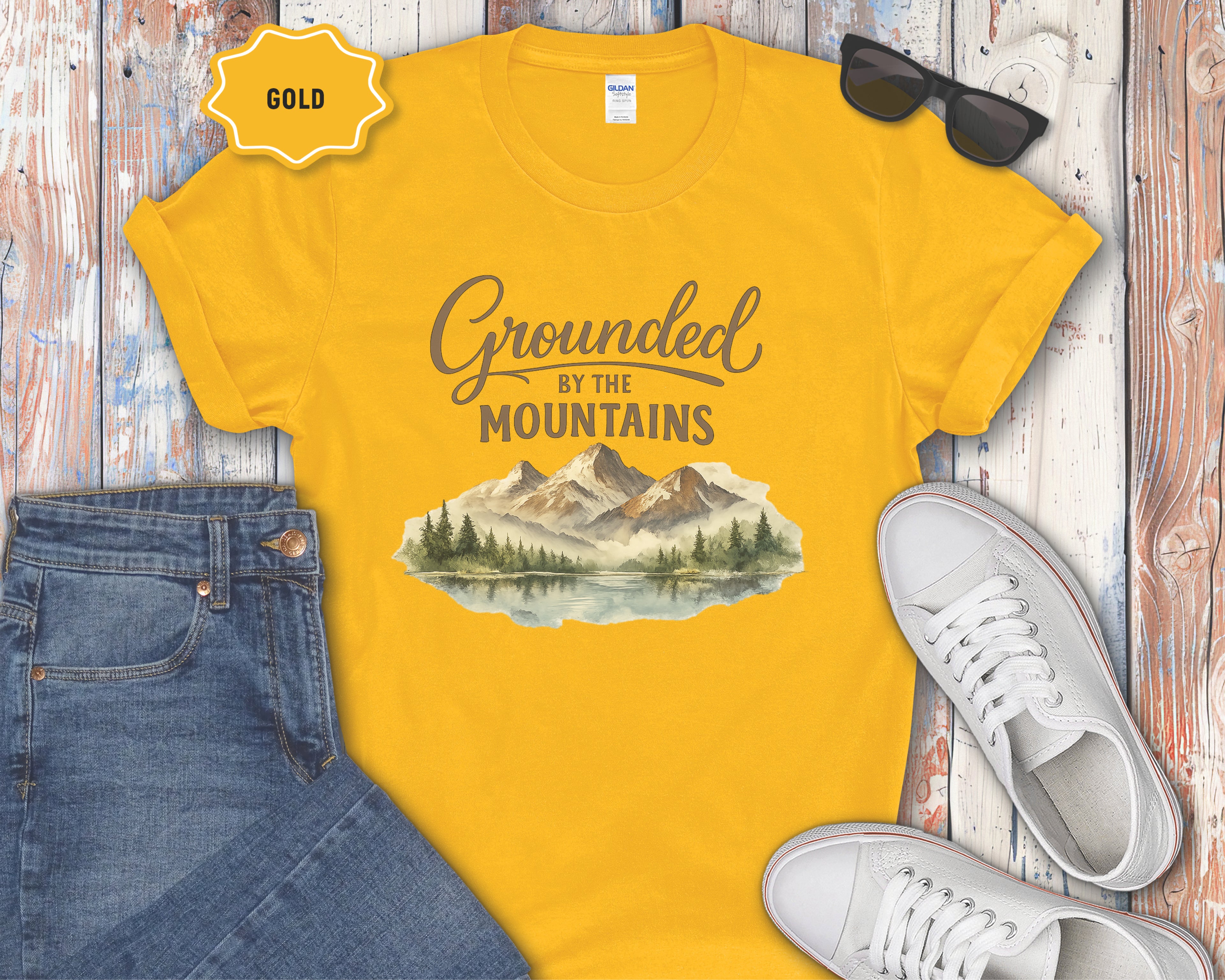 Grounded in the Mountains T-Shirt