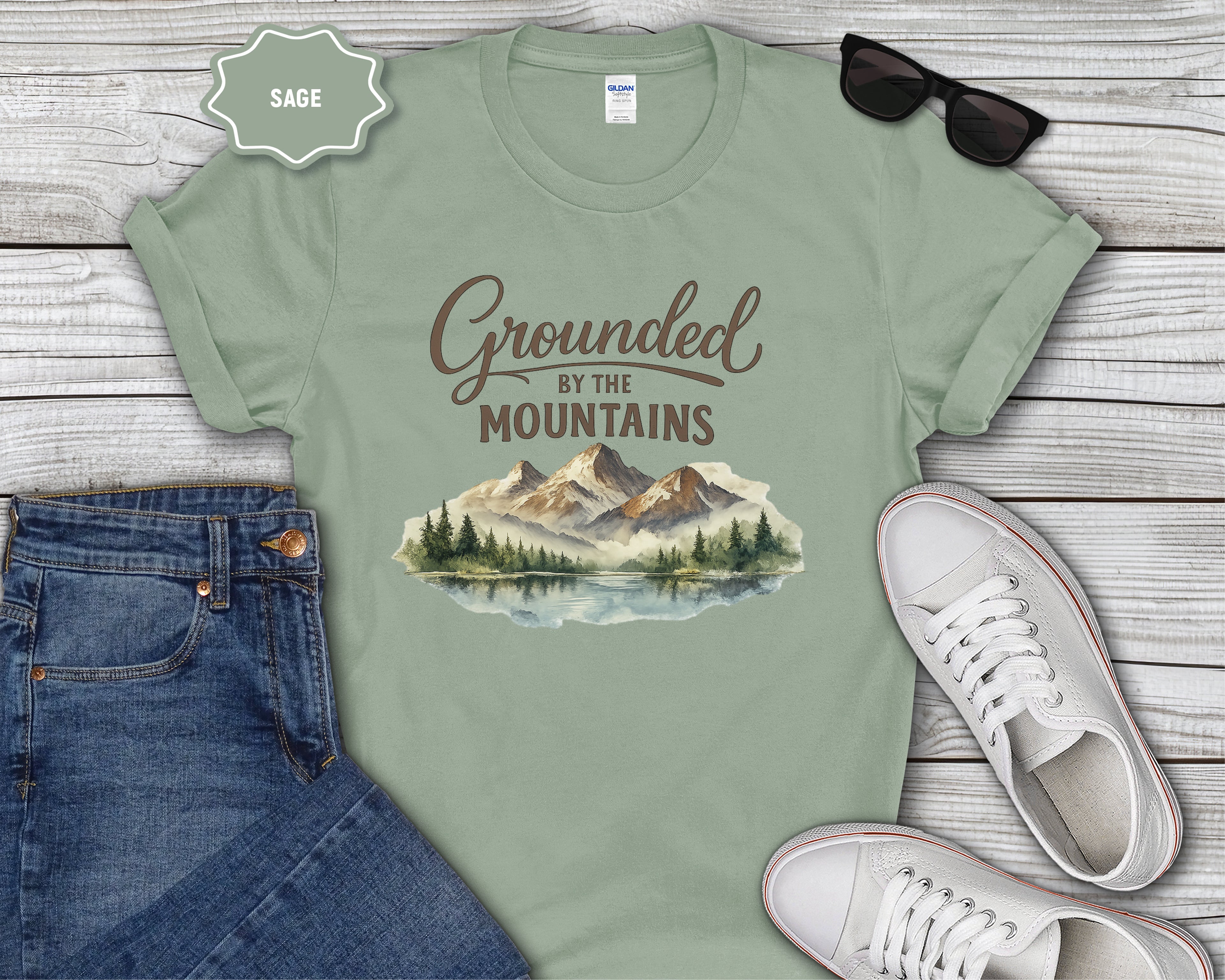 Grounded in the Mountains T-Shirt