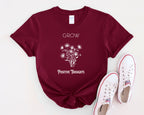 Grow Positive Thoughts Mental Health T-Shirt