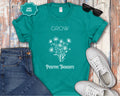 Grow Positive Thoughts Mental Health T-Shirt