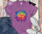 Energy Tie Dye Flower T-Shirt