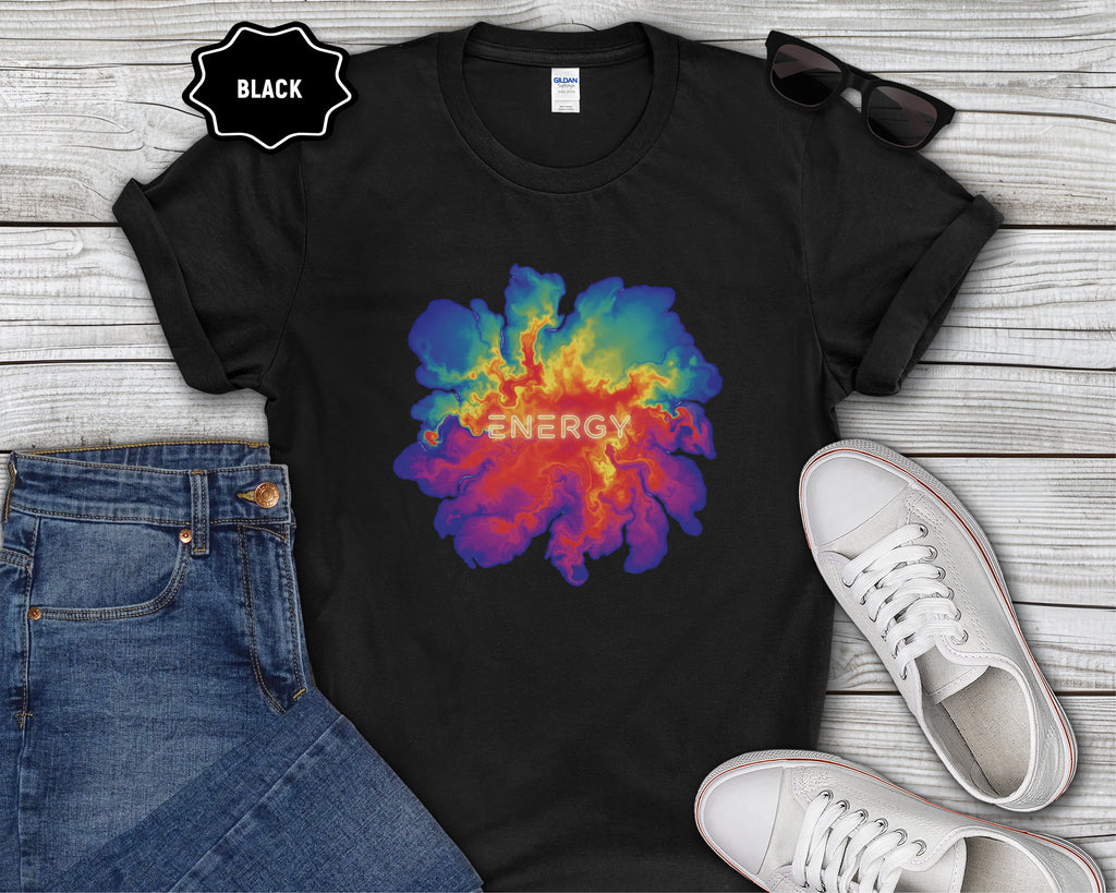 Energy Tie Dye Flower T-Shirt