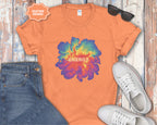 Energy Tie Dye Flower T-Shirt
