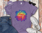 Energy Tie Dye Flower T-Shirt